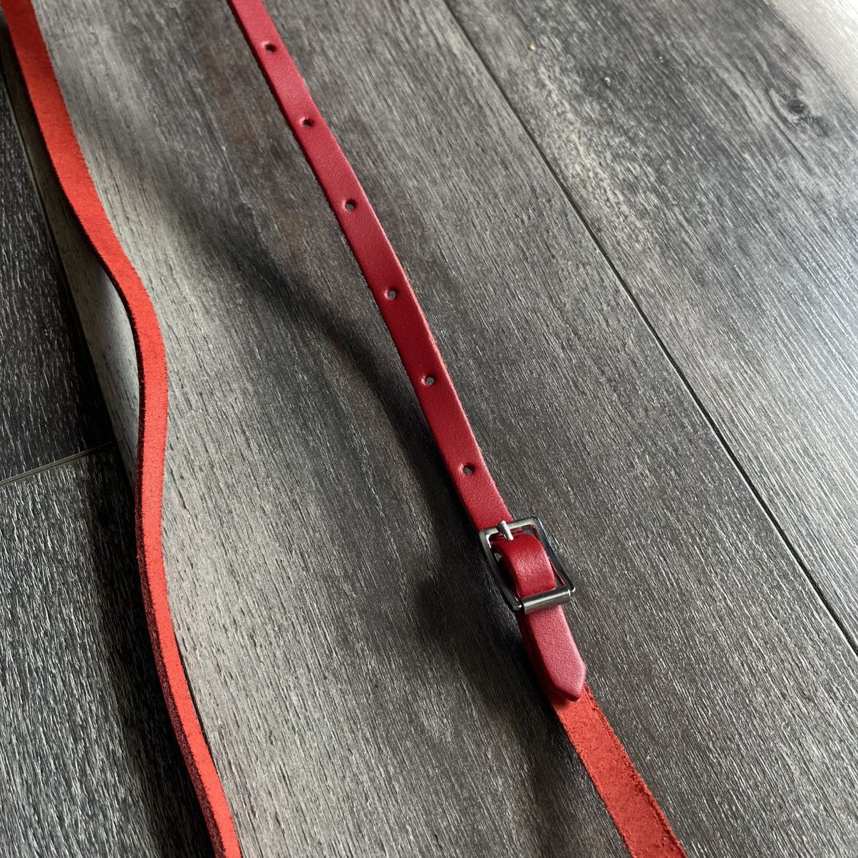 Cambridge Satchel Company × Designer × Genuine Leather Cambridge Satchel Company Red Push Lock Crossbody Small Bag Size ONE SIZE - 4 Thumbnail