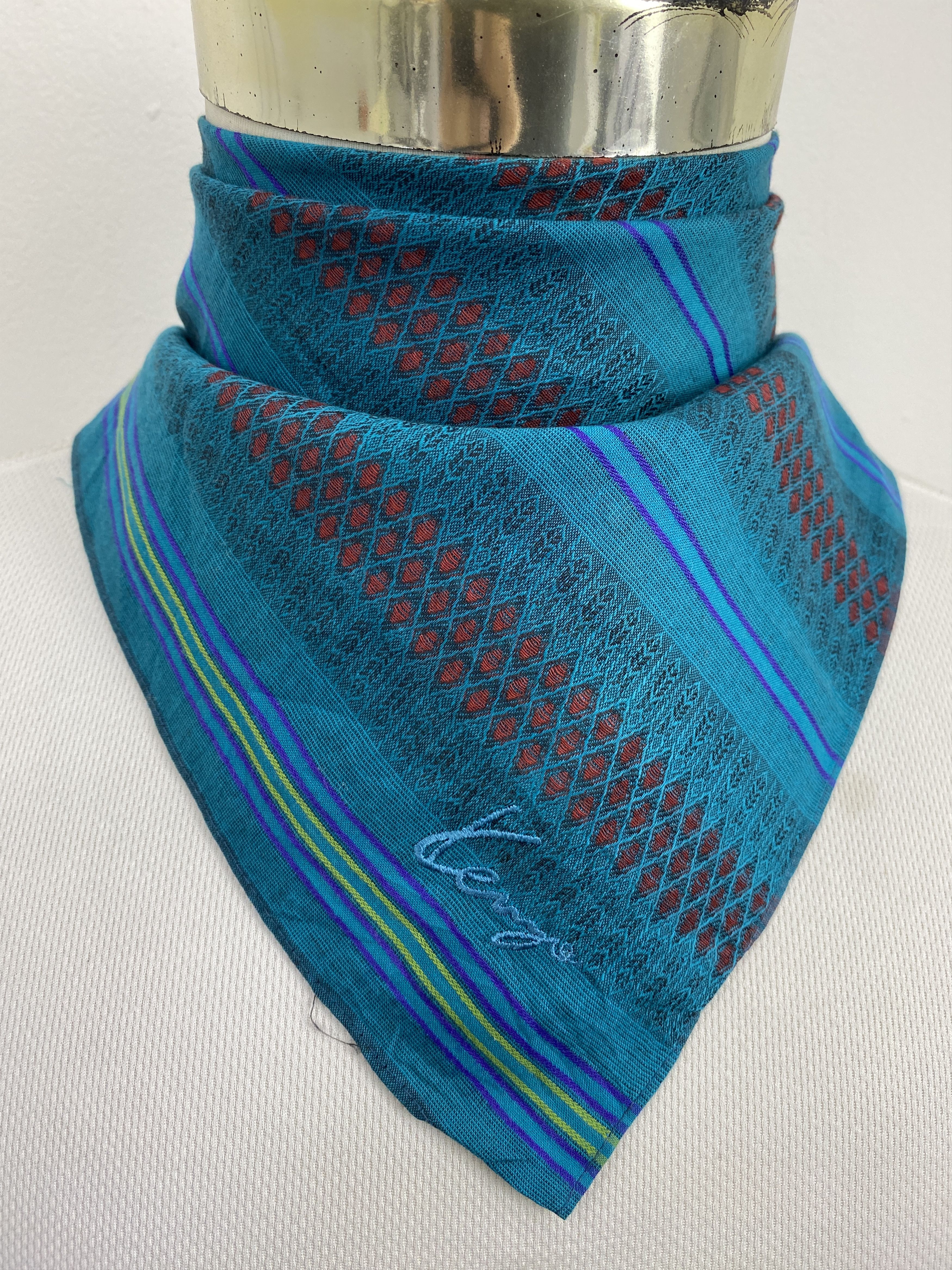 Kenzo Vintage Kenzo Handkerchief / Neckerchief KT0167 Size ONE SIZE - 2 Thumbnail