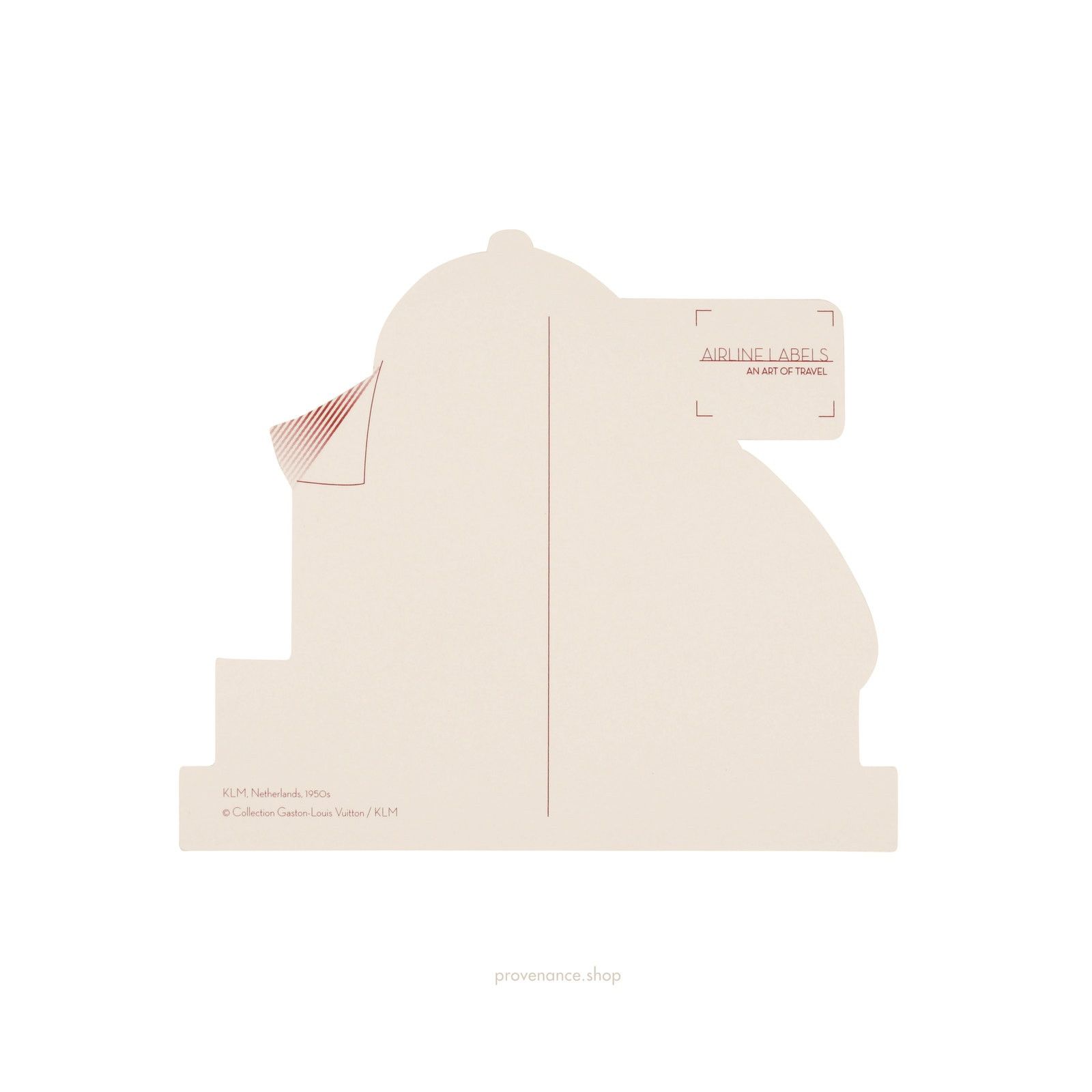 Louis Vuitton 🔴Airline Label Postcard Sticker- REALI LINEE OLANDESI Size ONE SIZE - 2 Thumbnail