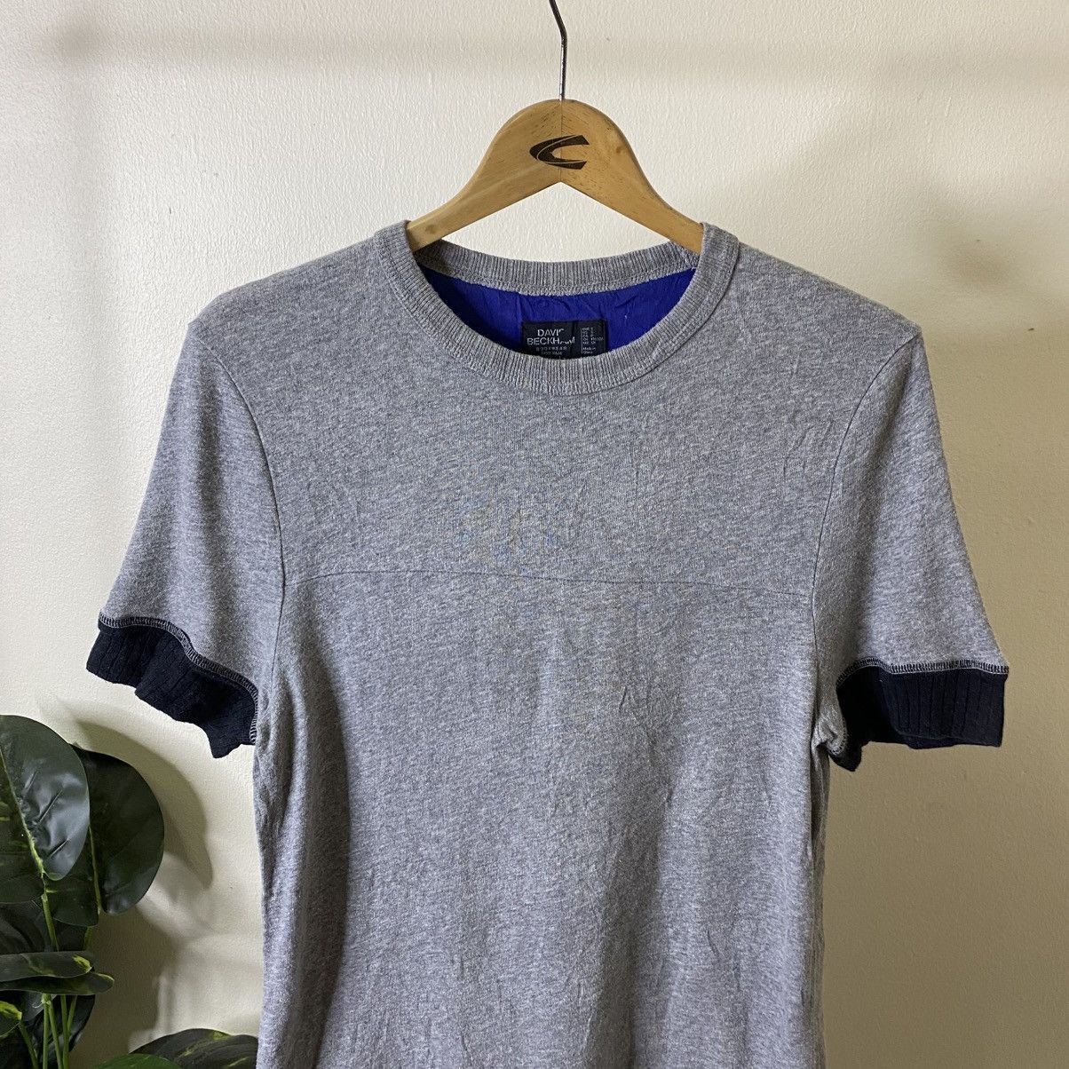 David Beckham × H&M Grey Bodywear T Shirt Size US S / EU 44-46 / 1 - 2 Thumbnail