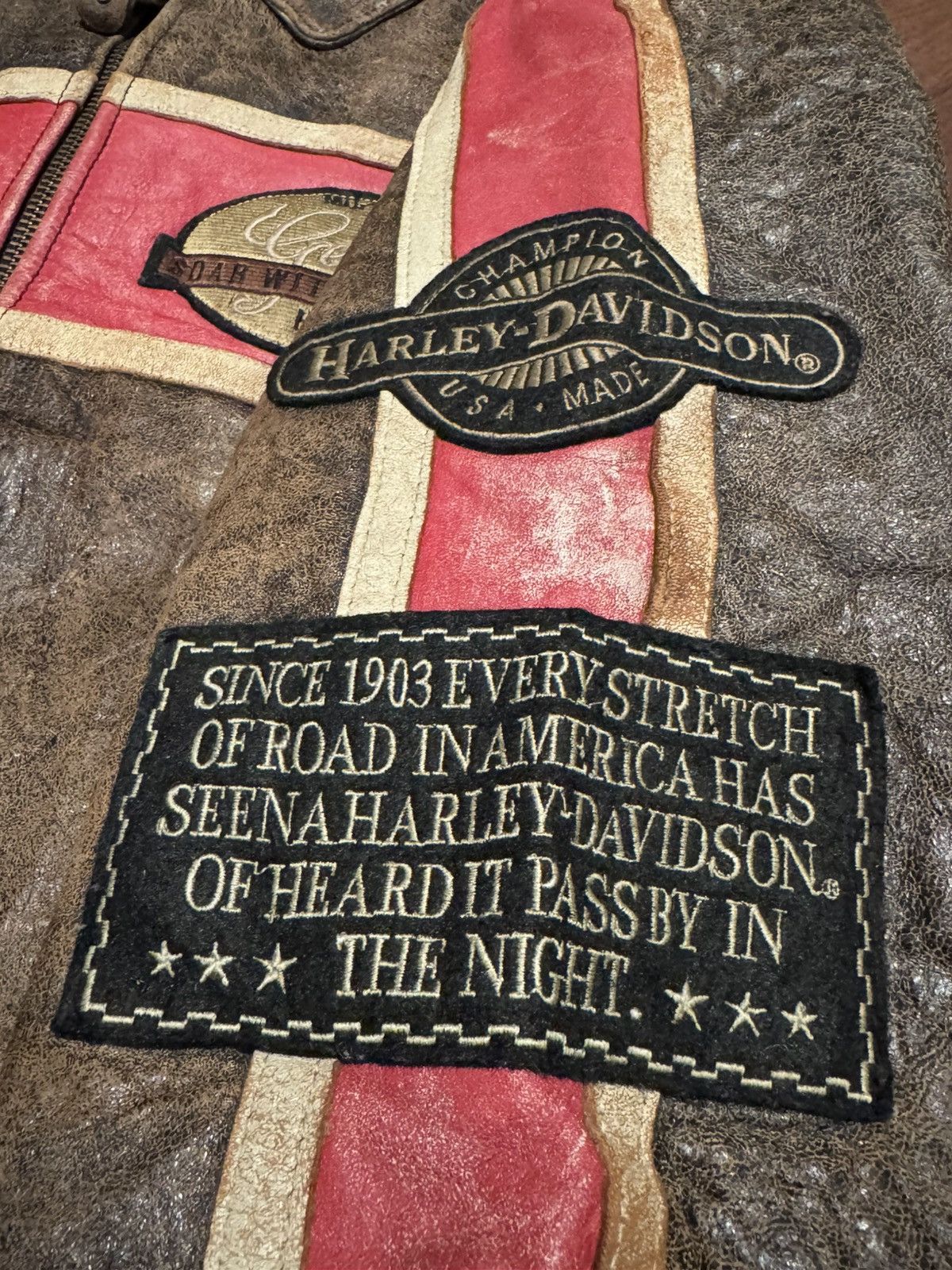 Harley Davidson VINTAGE HARLEY DAVIDSON SHEEPSKIN LEATHER JACKET C-OS1957 Size US M / EU 48-50 / 2 - 7 Thumbnail