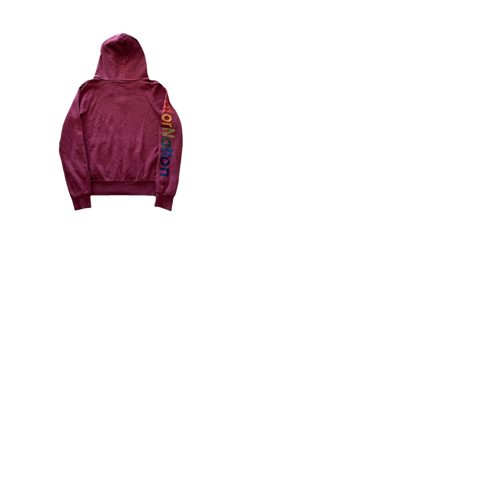 Aviator Nation Aviator Nation Hoodie Unisex Adults Medium Full Zip Up Sweatshirt Red 5 Stripe Maroon Jersey Cotton Blend Size M / US 6-8 / IT 42-44 - 9 Thumbnail