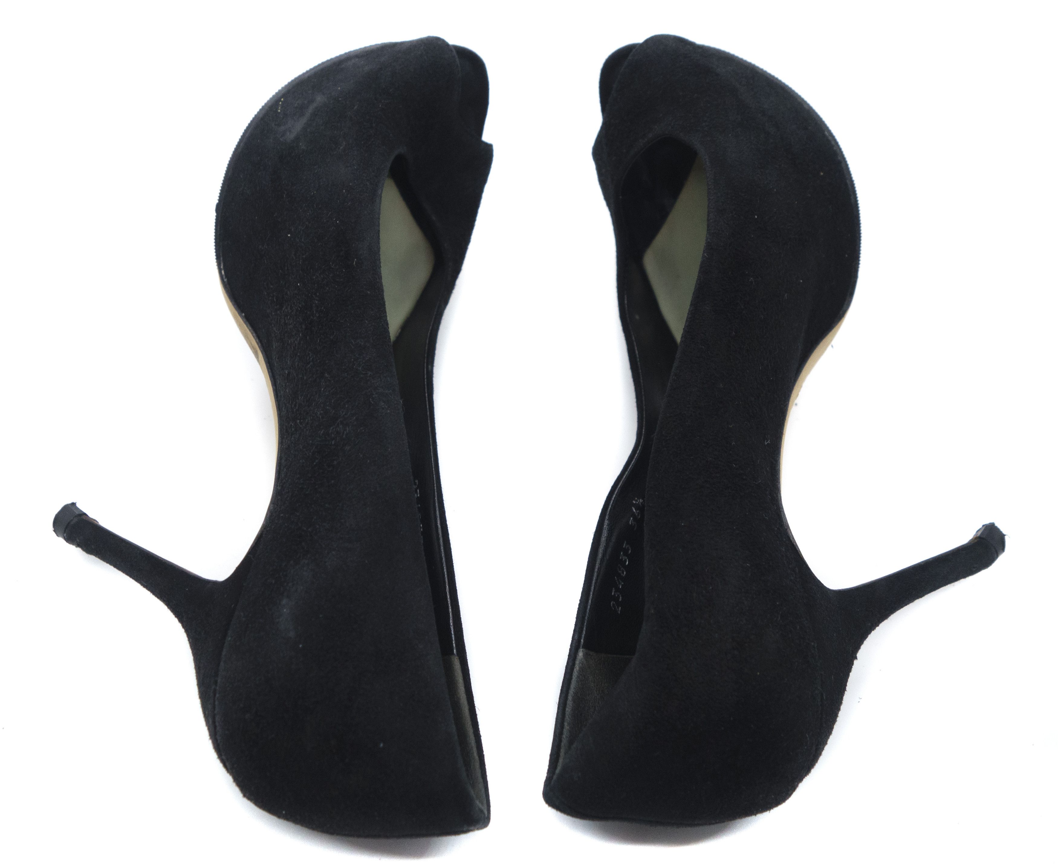 Gucci 00S Tom Ford Era Suede Heels Vintage Size US 6.5 / IT 36.5 - 5 Thumbnail