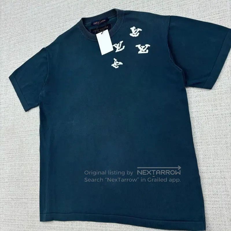 Louis Vuitton Louis Vuitton Summer Dark Green Cotton T-Shirt . Size US L / EU 52-54 / 3 - 3 Thumbnail