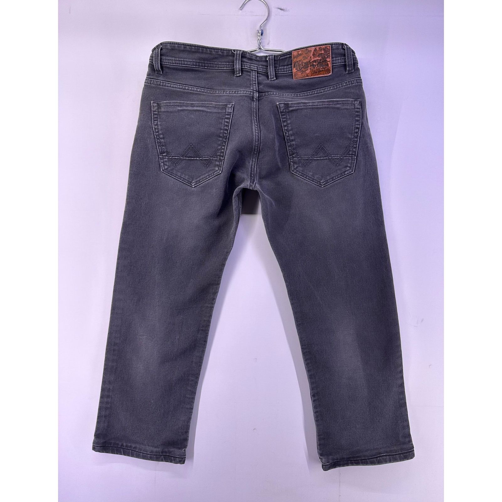 Wrangler Wrangler Gray Western Demin Jeans Size 34 Size US 34 / EU 50 - 1 Thumbnail