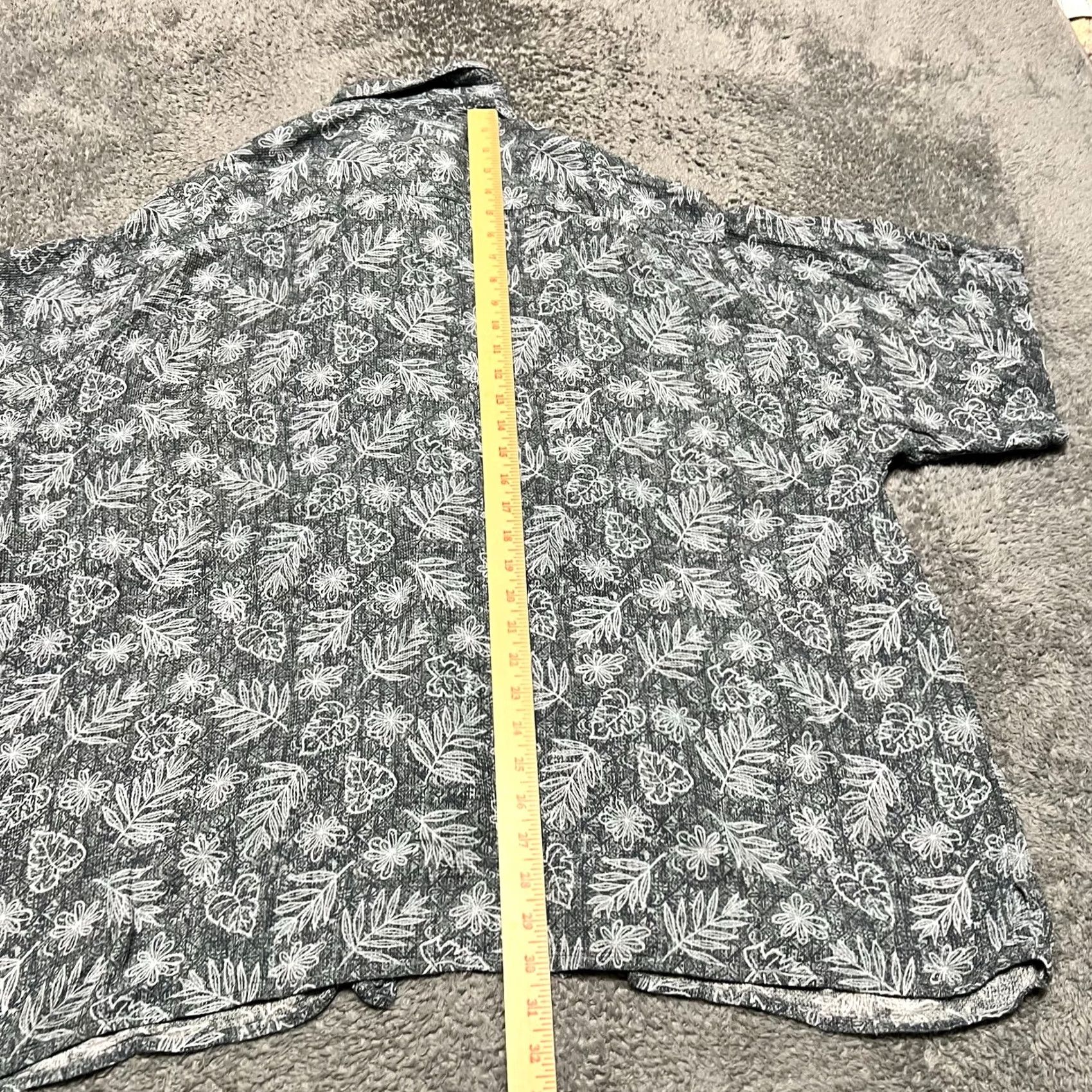 ALOHAS Caribbean Shirt 3XL Blue Short Sleeve Hawaiian Floral Button Up Aloha Mens Size US XXL / EU 58 / 5 - 5 Thumbnail