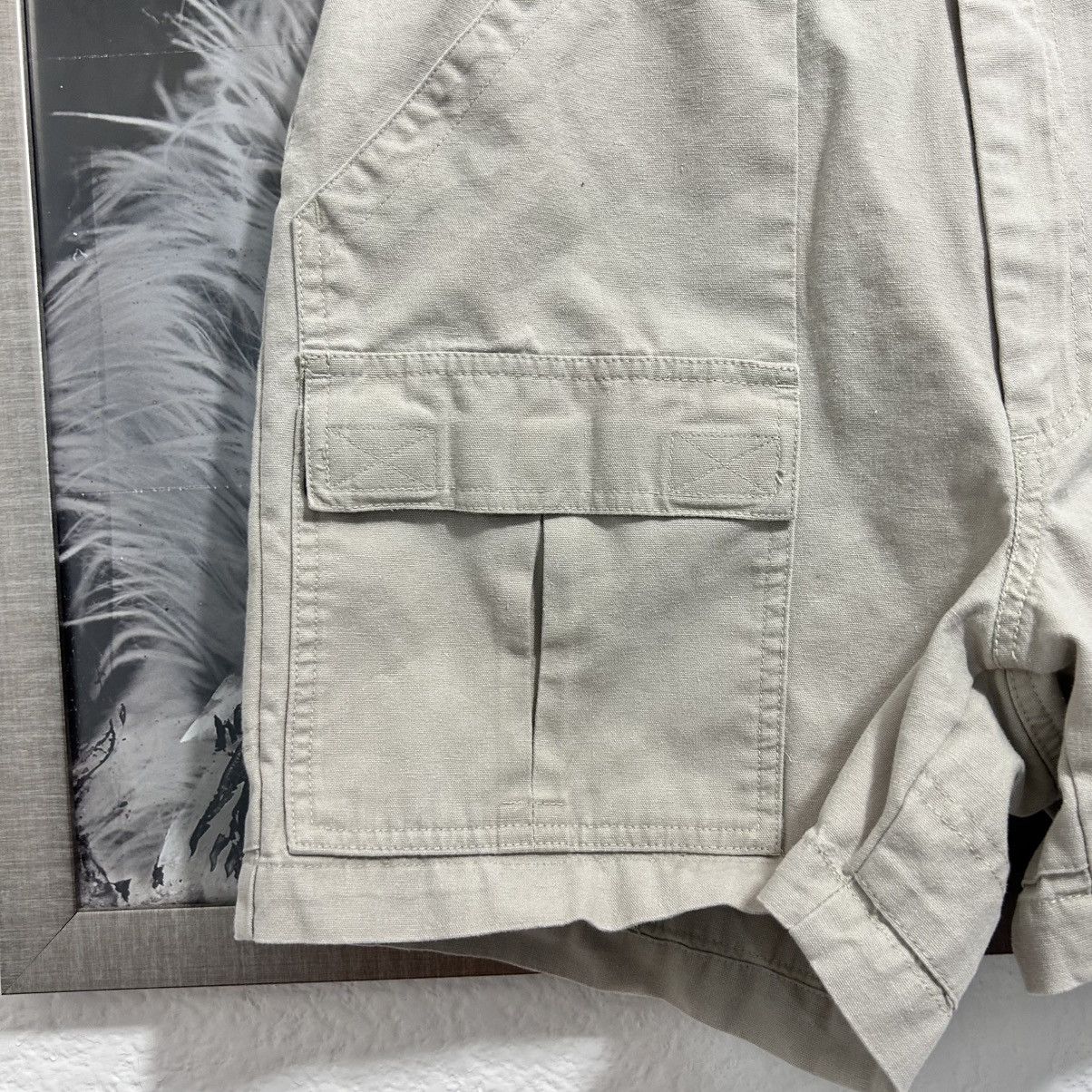 L.L. Bean × Vintage L.L. BEAN CARGO SHORTS VINTAGE 90’s Size US 33 - 2 Thumbnail