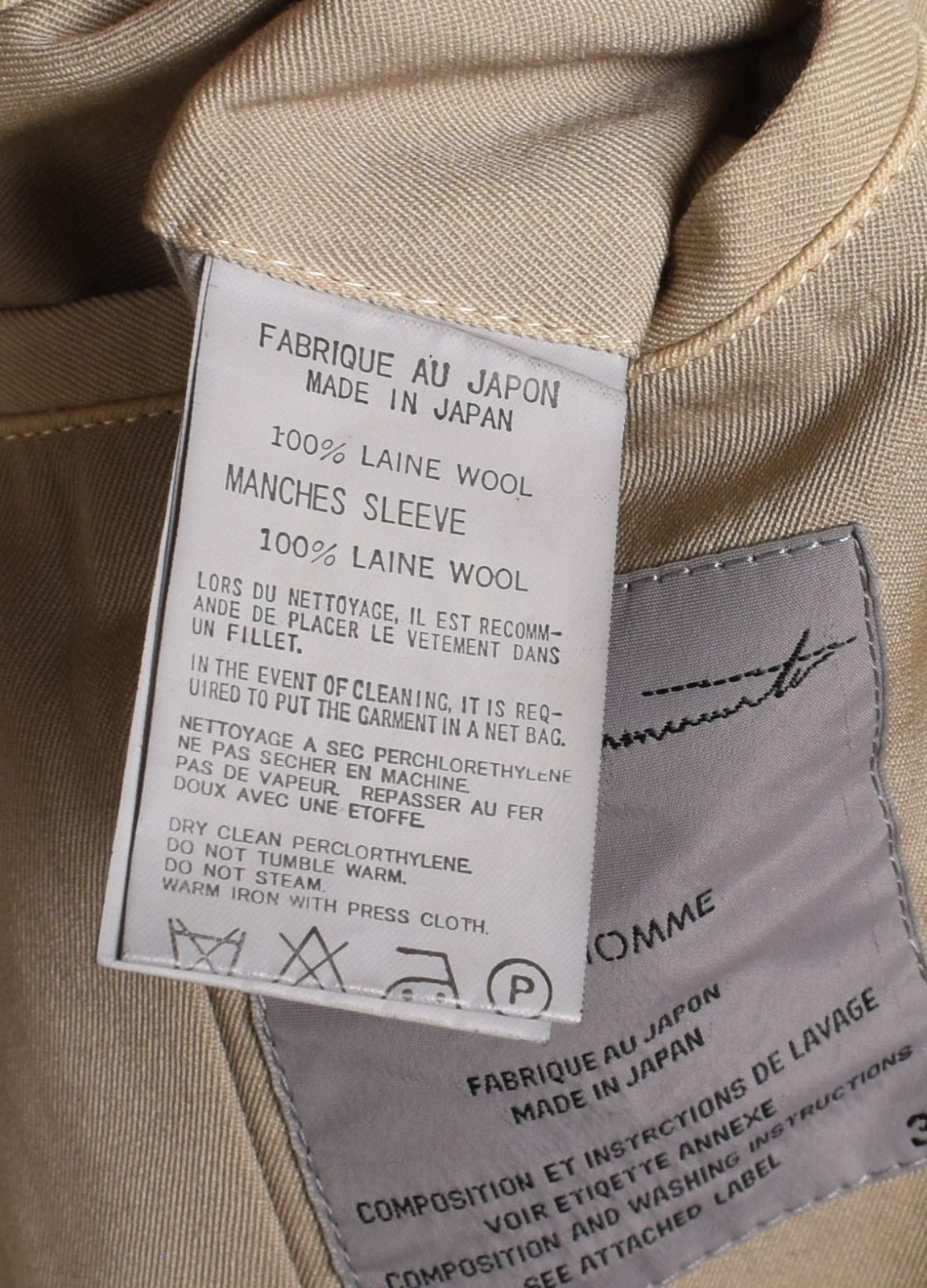 Yohji Yamamoto Yohji Yamamoto Pour Homme Men Coat Wide Sleeves Size Large Size US L / EU 52-54 / 3 - 10 Thumbnail
