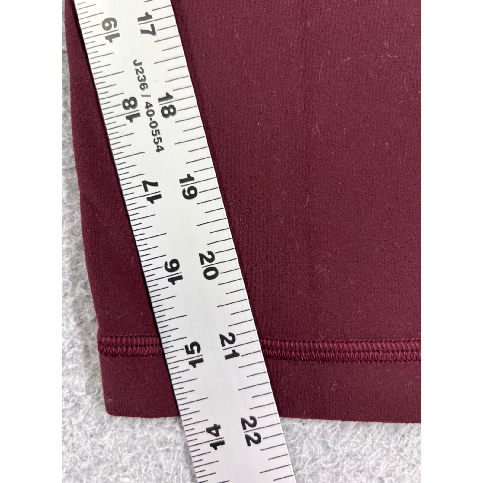 Lululemon Lululemon Leggings Womens 2 Red Wunder Under Crop Yoga High Rise LW6AG0S Cropped Pockets 22in Inseam Relaxed Skinny Size 26" / US 2 / IT 38 - 6 Thumbnail