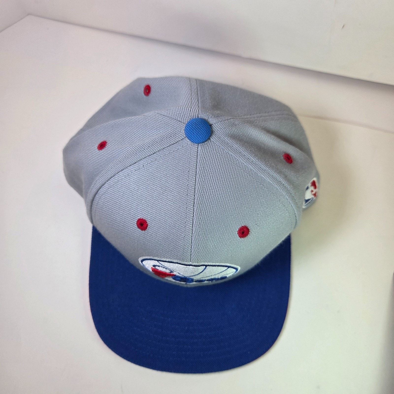 Mitchell & Ness Philadelphia 76ers Mitchell & Ness Snapback Hat Gray & Blue Size ONE SIZE - 5 Thumbnail