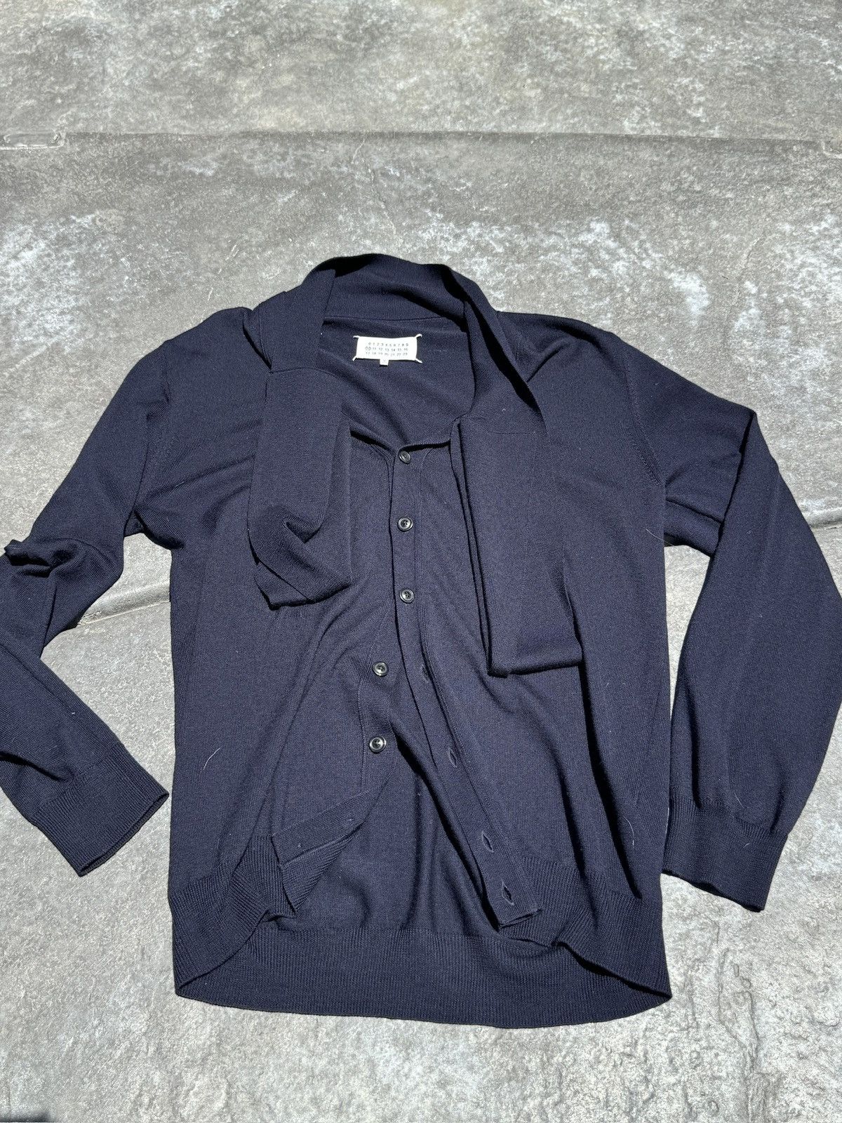 Maison Margiela Maison Margiela Scarf Cardigan Size US L / EU 52-54 / 3 - 1 Thumbnail