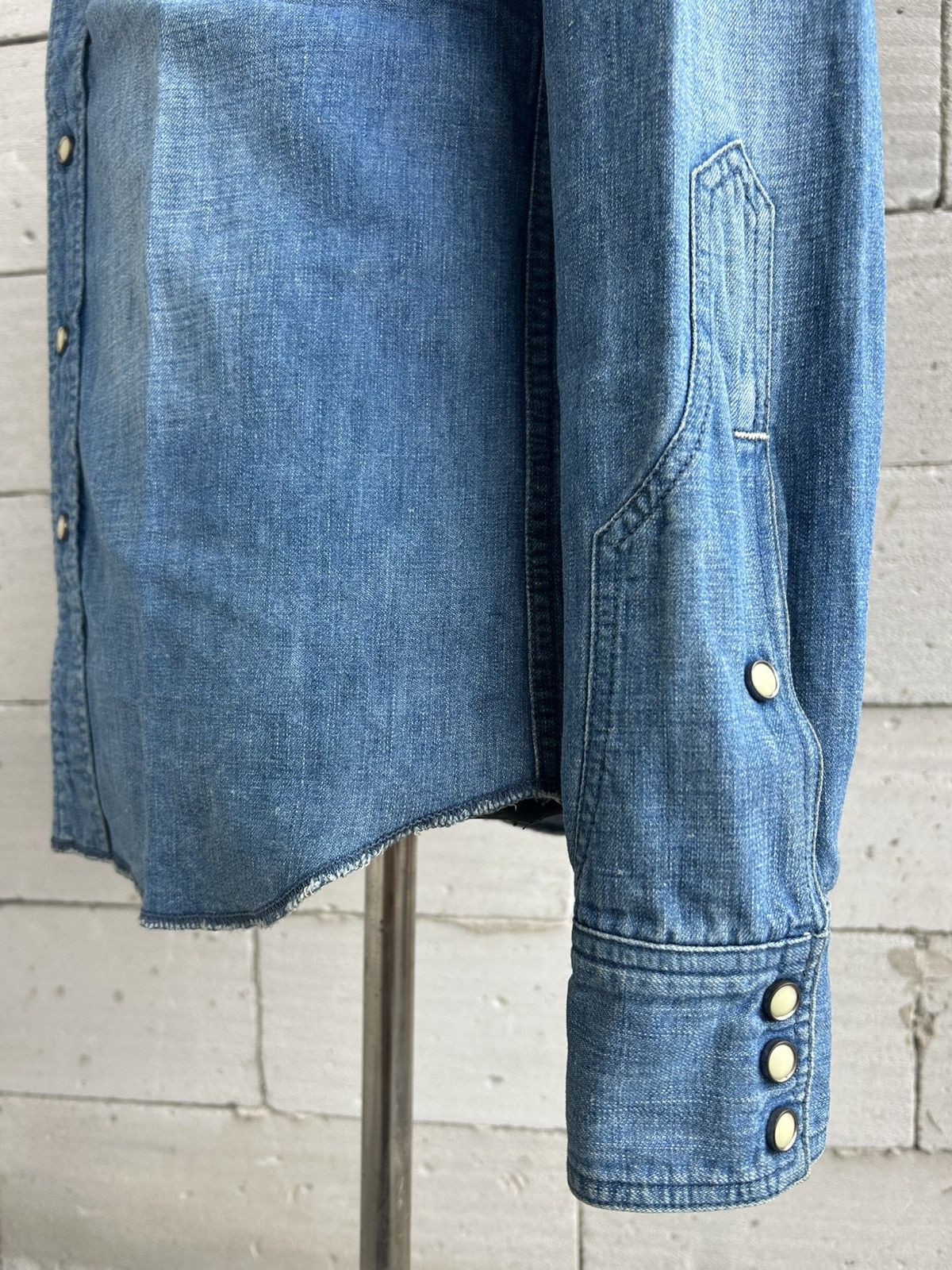 *A VONTADE Selvedge Denim Western Shirt Size US M / EU 48-50 / 2 - 9 Thumbnail