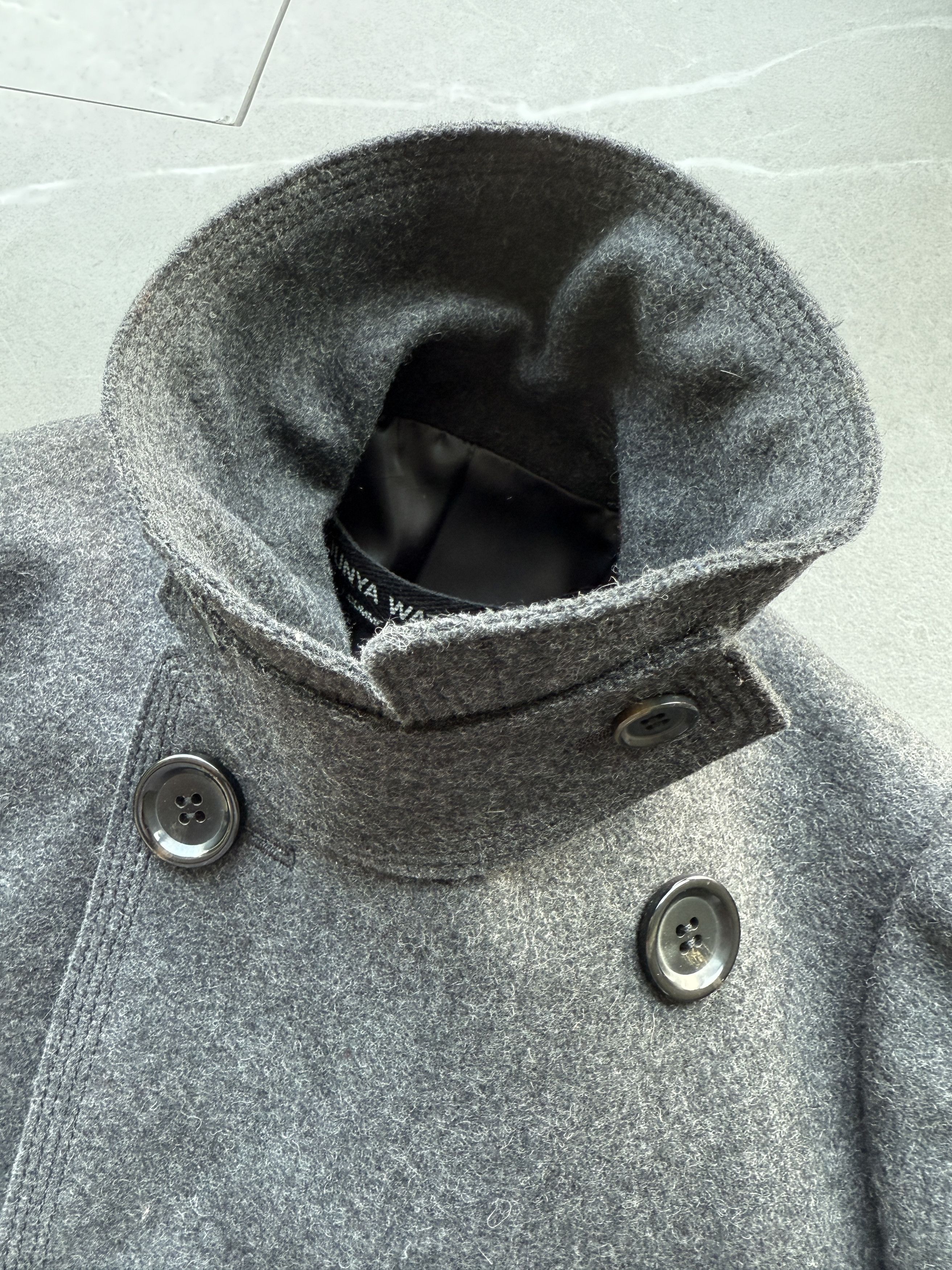 Junya Watanabe Junya Watanabe Comme des Garcons Charcoal Grey Cape Poncho Size XS / US 0-2 / IT 36-38 - 6 Thumbnail