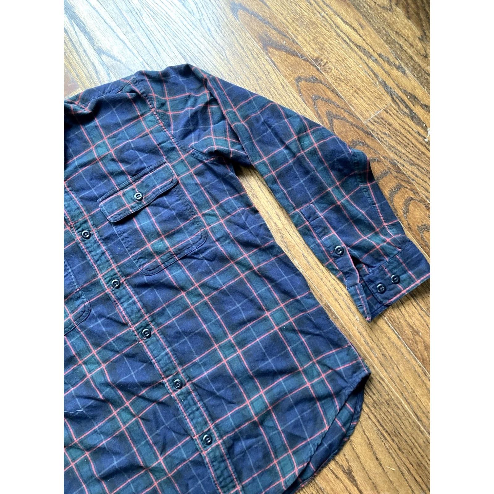 Filson Filson Shirt Mens Medium Navy Plaid Flannel Button Up Pocket Workwear Casual Size US M / EU 48-50 / 2 - 3 Thumbnail