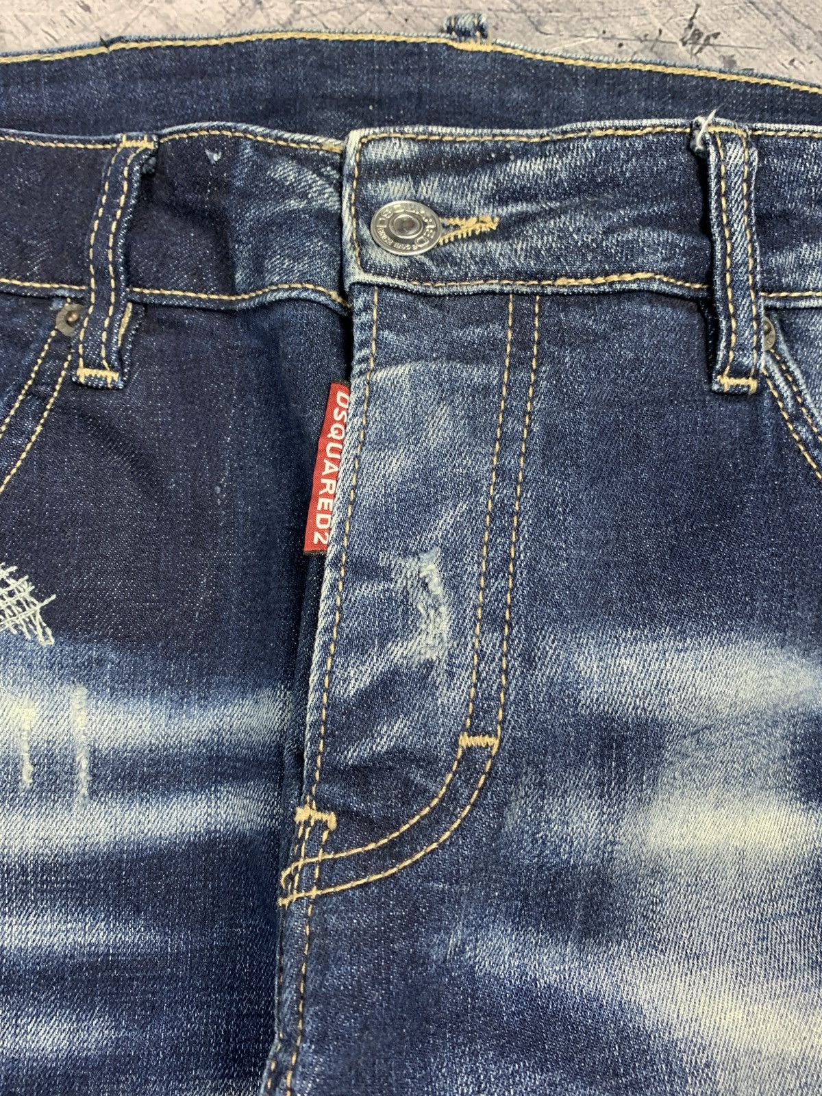 Dsquared2 Men’s Dsquared2 Distressed Skinny Luxury Jeans Size 48 Blue Size US 29 - 5 Thumbnail