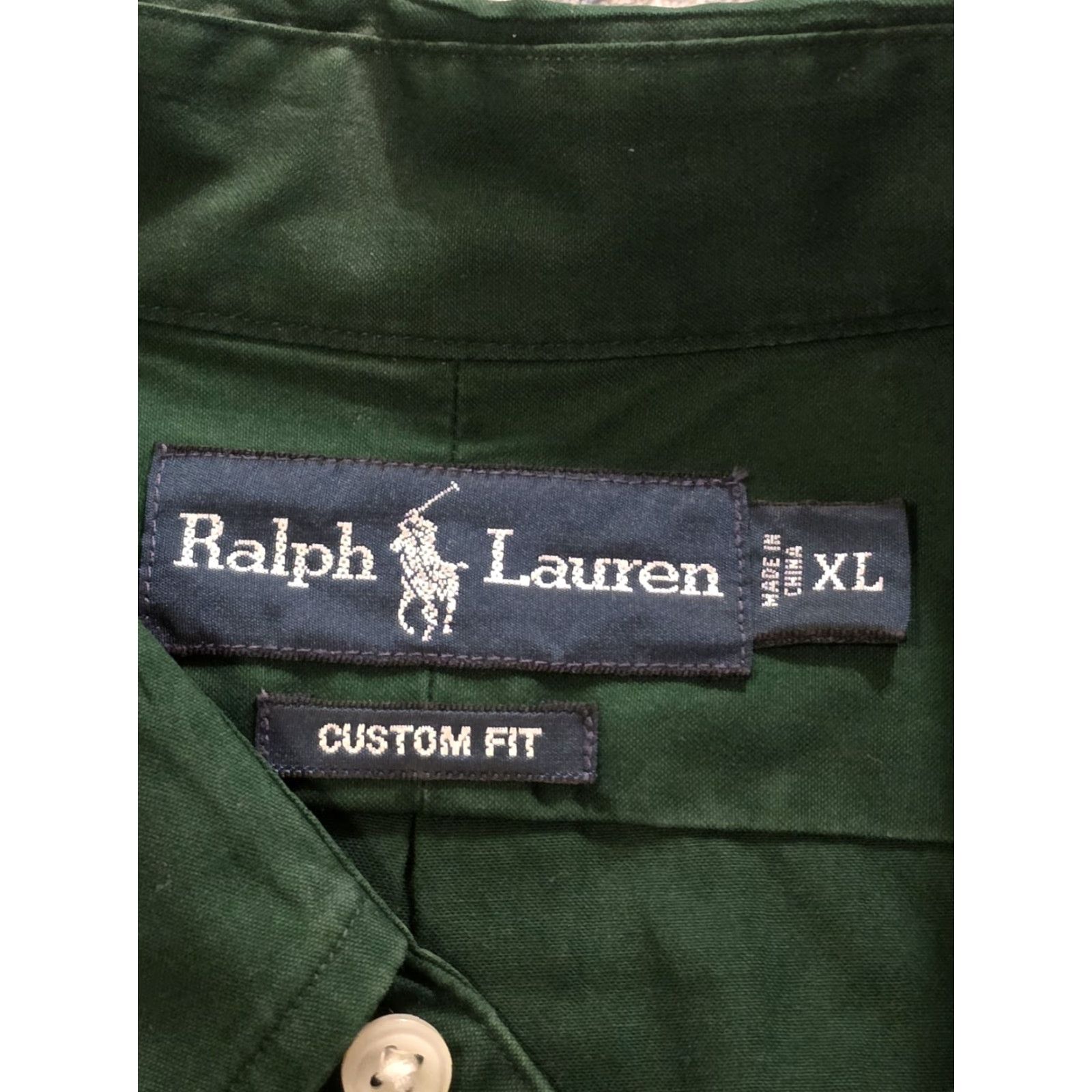 Polo Ralph Lauren Ralph Lauren Polo Ralph Lauren Triple Pony Long Sleeve Button-Up Shirt Forest Green XL Men’s Button-Down Collar Casual Business Size US XL / EU 56 / 4 - 5 Thumbnail
