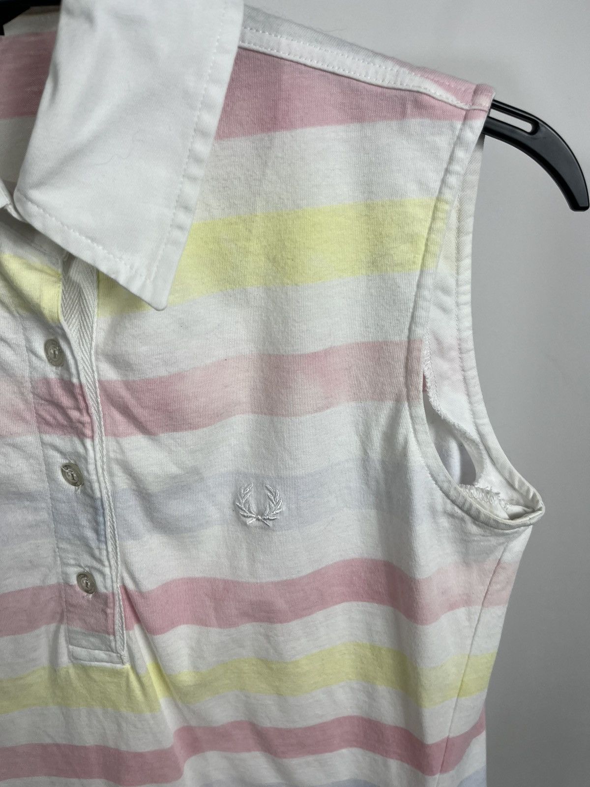 Fred Perry Fred Perry Italy Sleeveless Polo Shirt Striped Women’s M Size M / US 6-8 / IT 42-44 - 5 Thumbnail