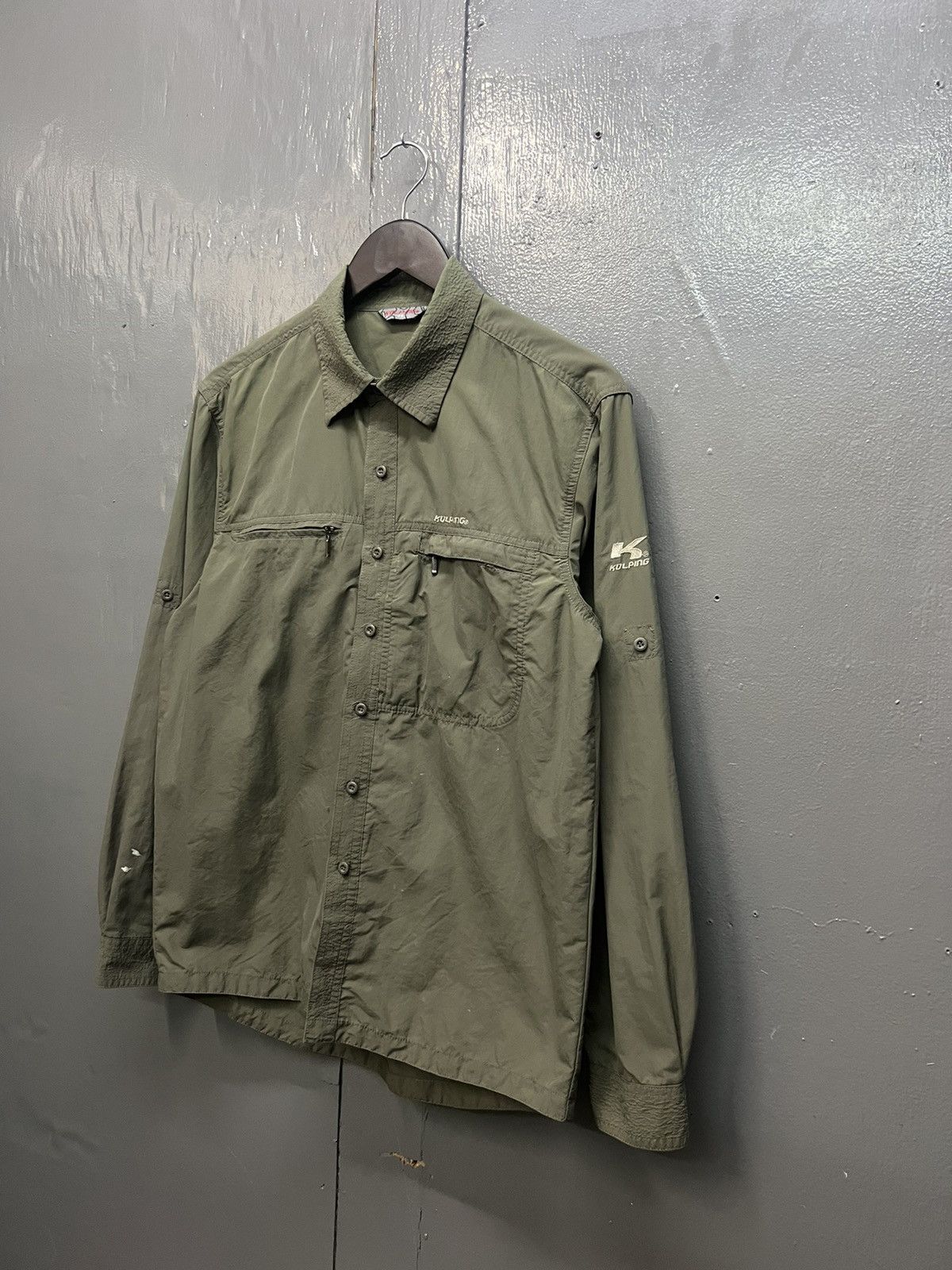 Japanese Brand Kolping Outdoor Style Shirt Double Pocket Size US M / EU 48-50 / 2 - 2 Thumbnail