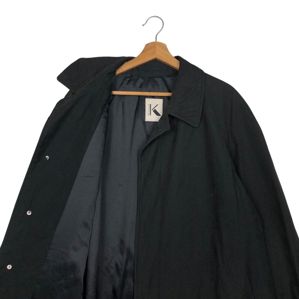 Issey Miyake 📌Rich Black - Vintage Long Jacket Of Krizia Japan Made Size US M / EU 48-50 / 2 - 13 Thumbnail