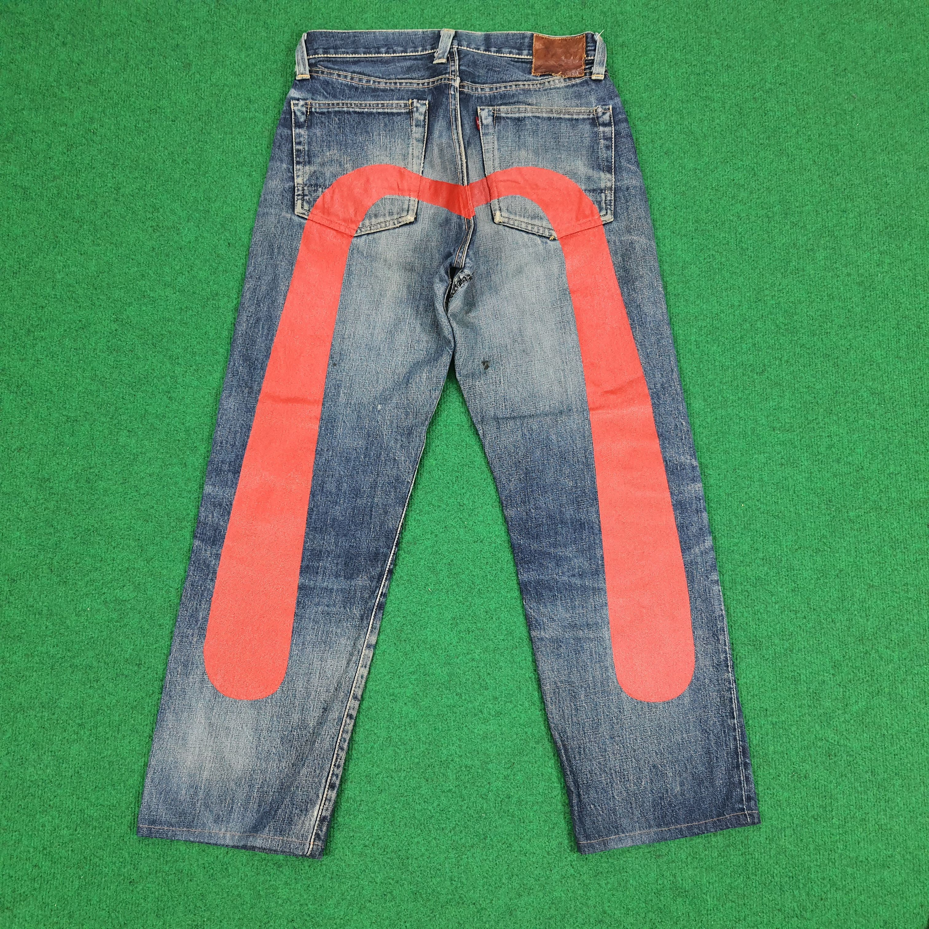 Japanese Brand Vintage Evisu Japanese Brand Selvedge Custom Daicock Jeans Size US 28 / EU 44 - 1 Thumbnail
