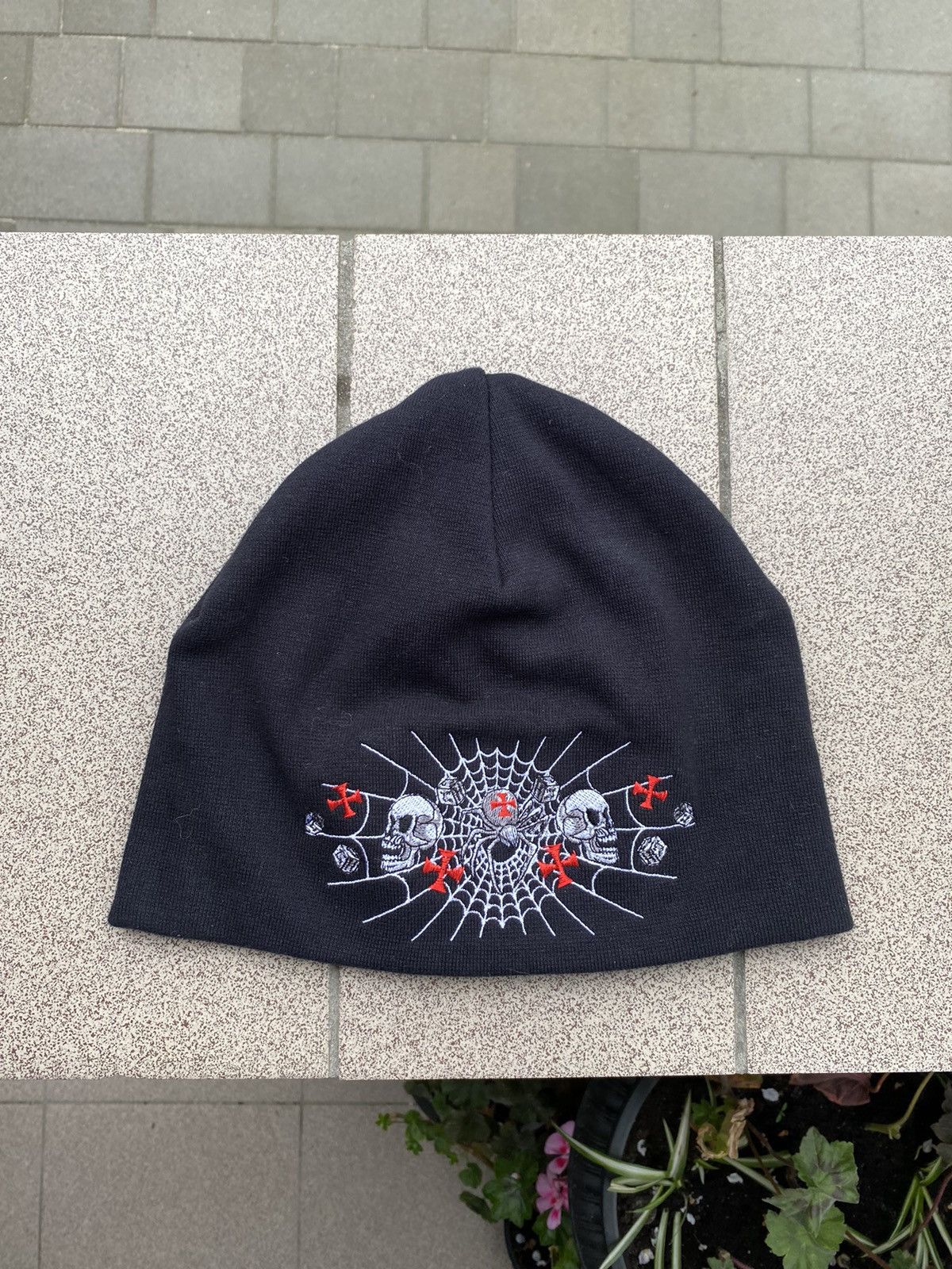 Hysteric Glamour Crazy Y2k spiderweb skull choppers hat Size ONE SIZE - 1 Thumbnail
