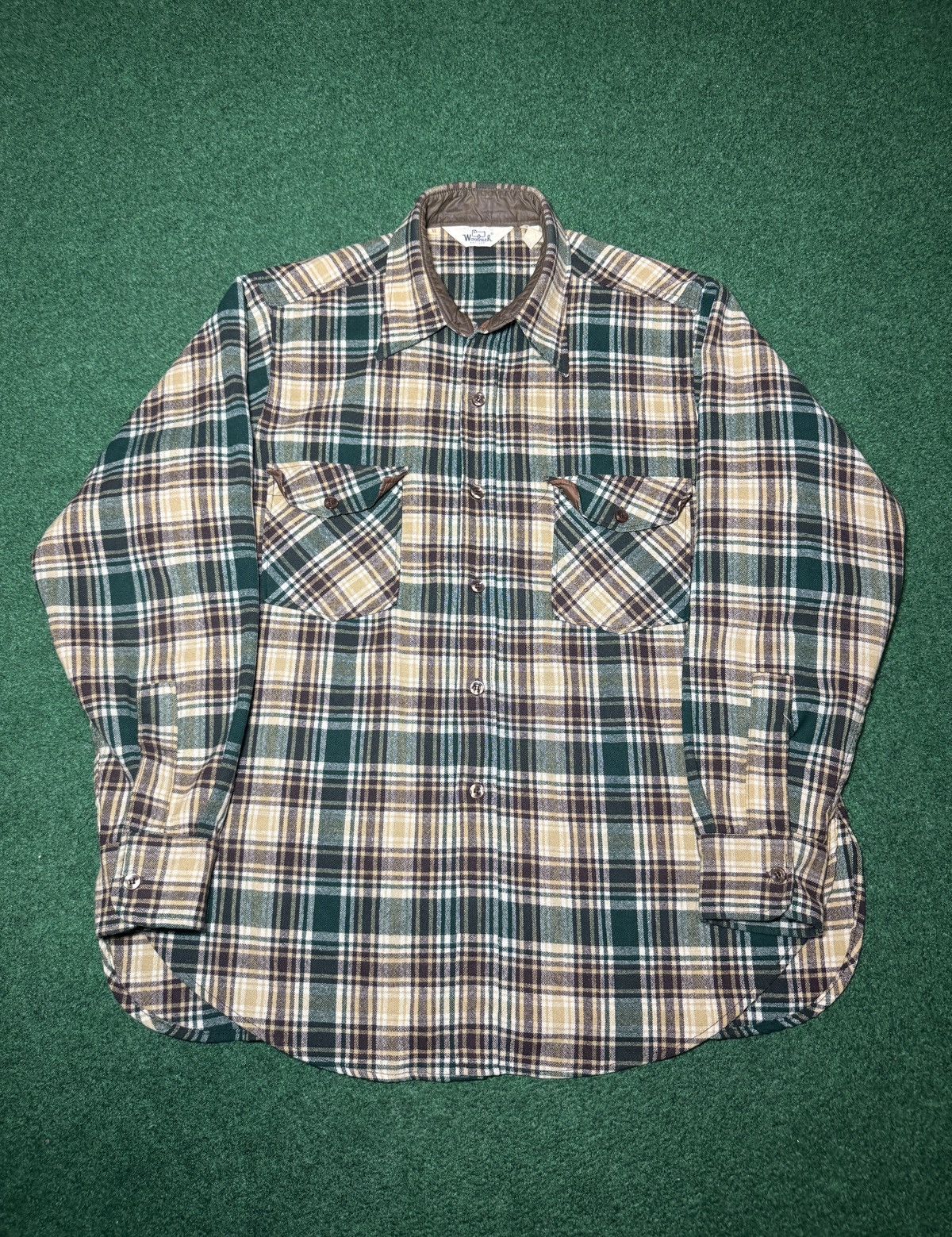 Woolrich Woolen Mills Vintage Woolrich Wool Western Plaid XL Button Flannel Shirt Size US XL / EU 56 / 4 - 1 Thumbnail