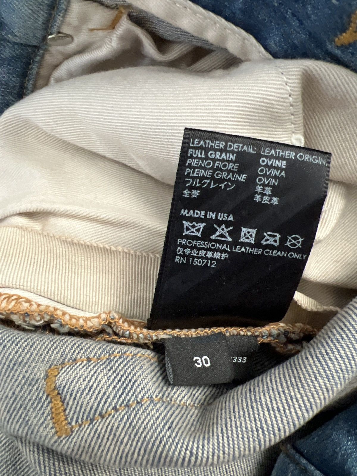Amiri Amiri Appliqué Camo Logo Jeans Size US 30 / EU 46 - 10 Thumbnail