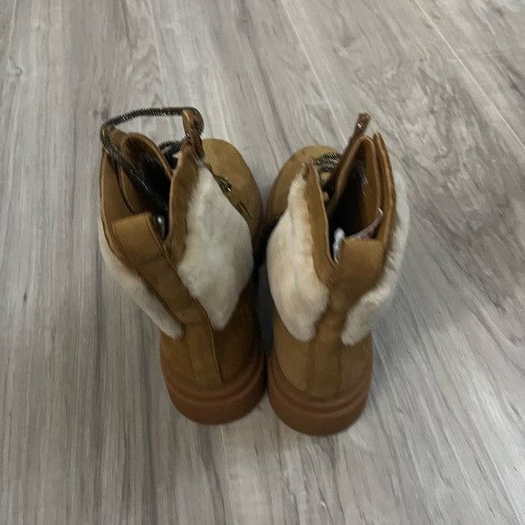 Other VOILE BLANCHE Cleofe Shearling Lined Leather Booties sz 38 Size US 8 / IT 38 - 4 Thumbnail