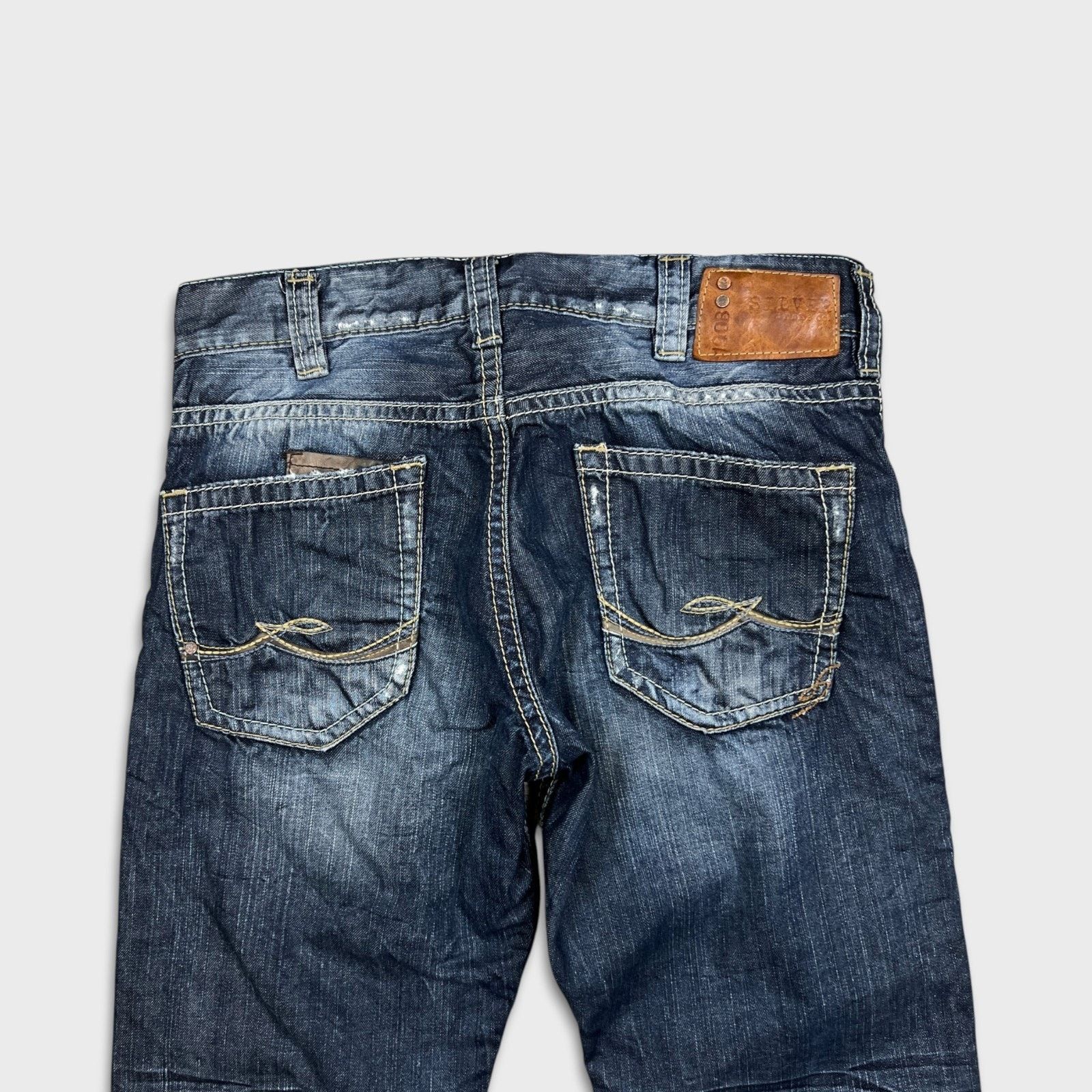 Silver Jeans Co. Silver Jeans Zac 33x34 Blue Relaxed Fit Straight Leg Denim Size US 33 - 7 Thumbnail