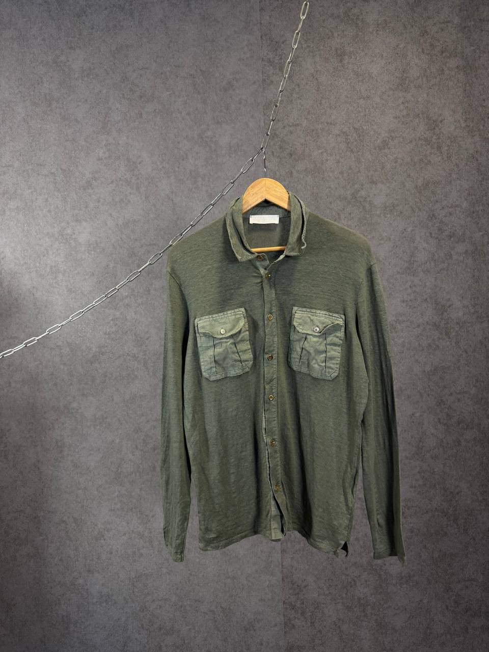 Daniele Fiesoli Daniele Fiesoli designer luxury linen shirt Size US M / EU 48-50 / 2 - 1 Thumbnail