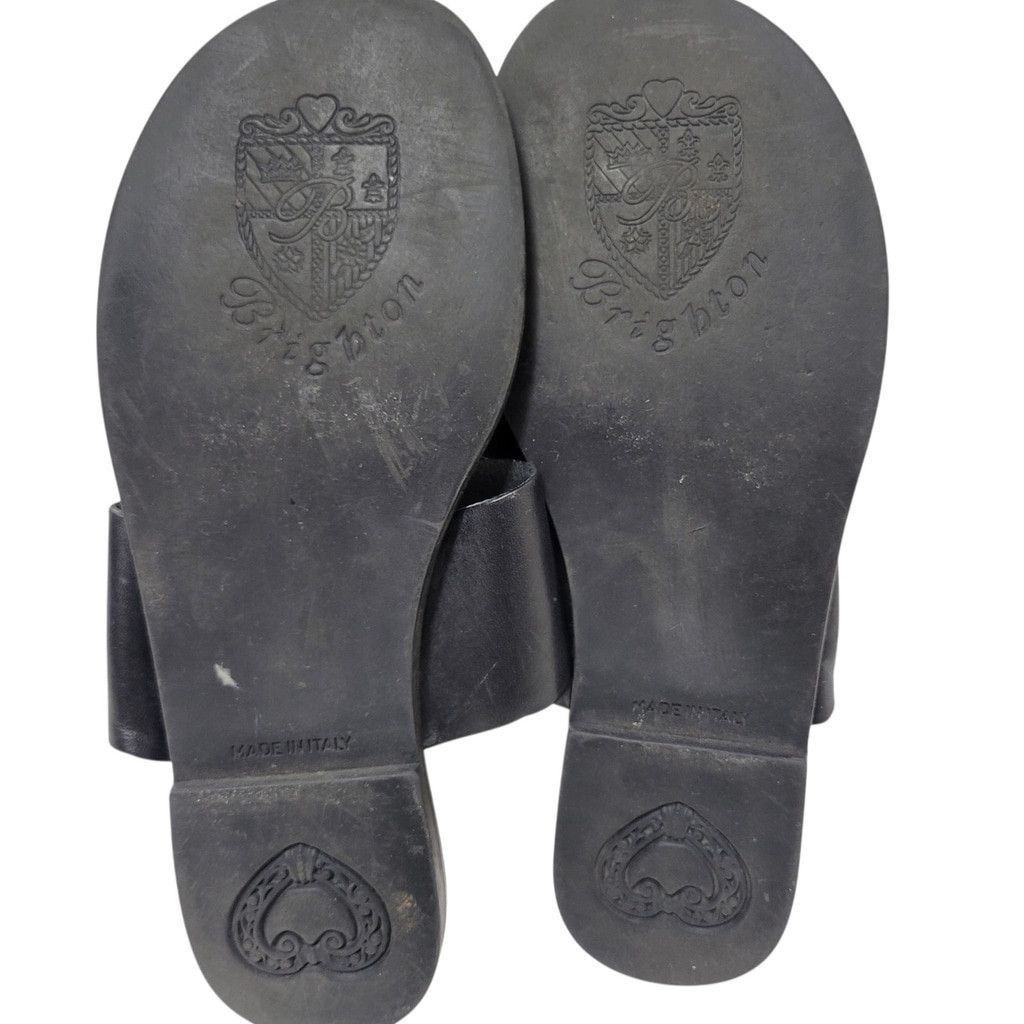 Brighton Brighton Allure Women's Leather Sandals Black Size 7.5M Size US 7.5 / IT 37.5 - 10 Thumbnail