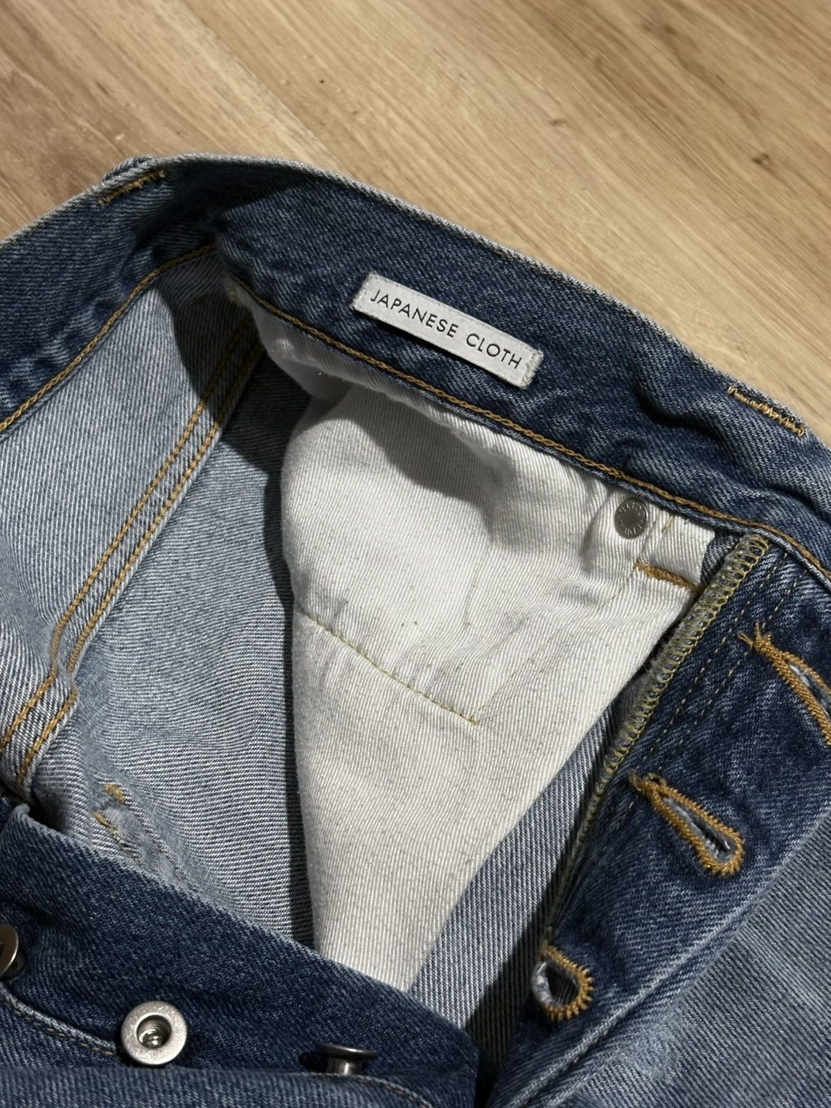 Edwin × Japanese Brand × Vintage Vintage Edwin Distressed Faded Jeans Denim Pants W34 Size US 34 / EU 50 - 5 Thumbnail