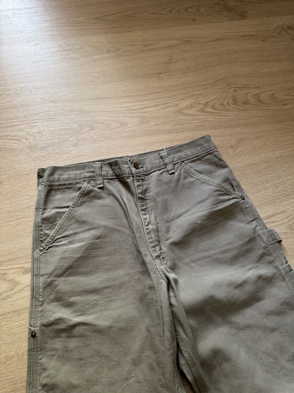 Carhartt Vintage 90’s Carhartt Made In USA Distressed Faded Pants Size US 31 - 2 Thumbnail