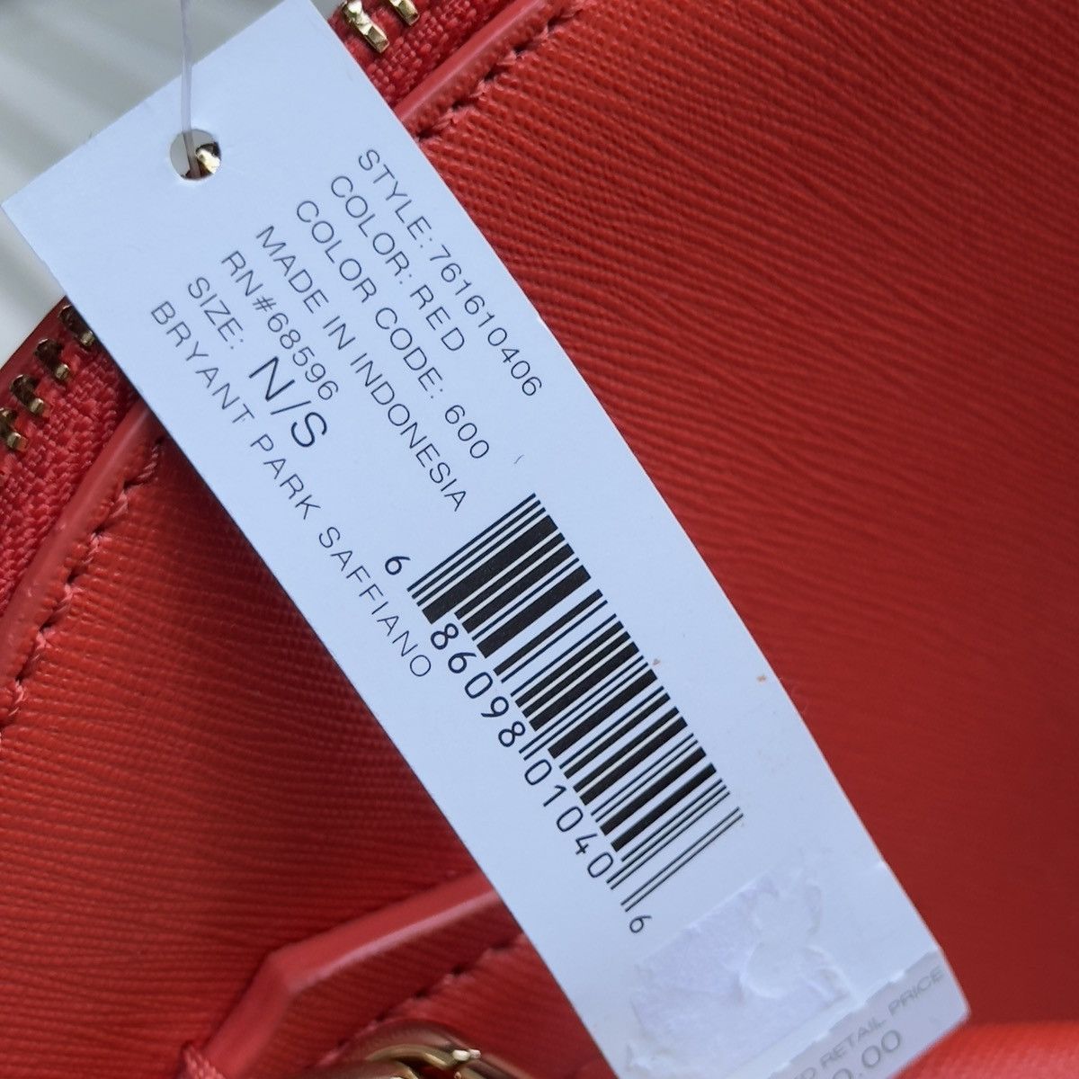 DKNY DKNY Bryant Park Saffiano red satchel crossbody bag Size ONE SIZE - 8 Thumbnail