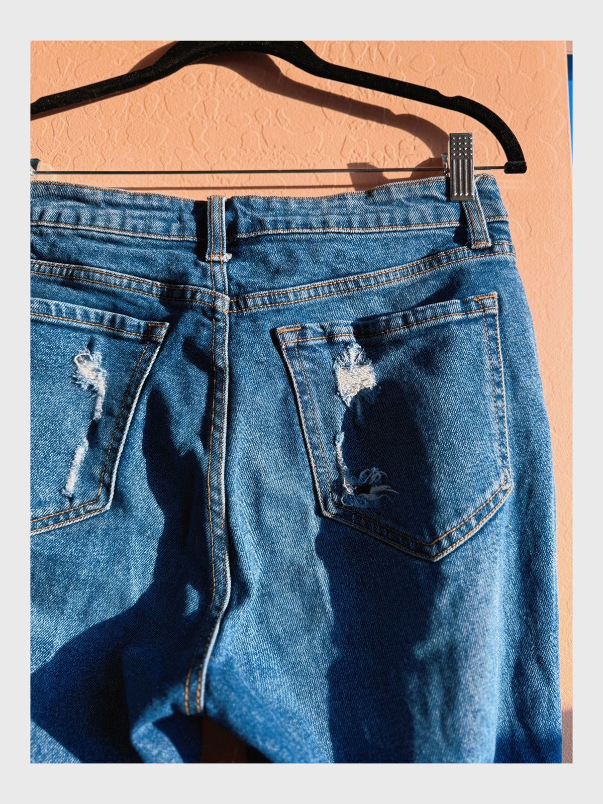 Other Cello High-Waisted Distressed Jeans - Size 9/2 Size 30" / US 8 / IT 44 - 7 Thumbnail