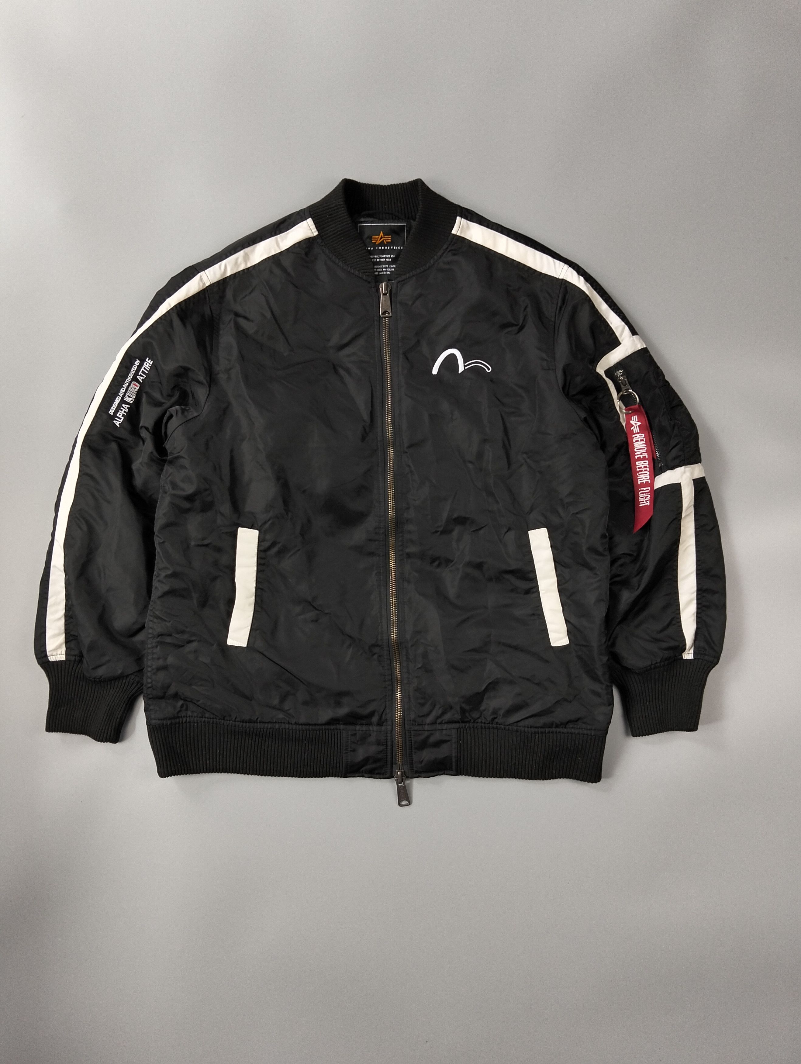 Alpha Industries alpha industries x evisukuro MA-1 flight bomber jacket Size US XL / EU 56 / 4 - 1 Thumbnail