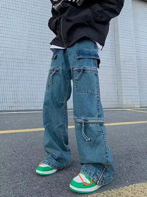 Japanese Brand fade baggy skate hiphop cargo pants Size US 32 / EU 48 - 1 Thumbnail