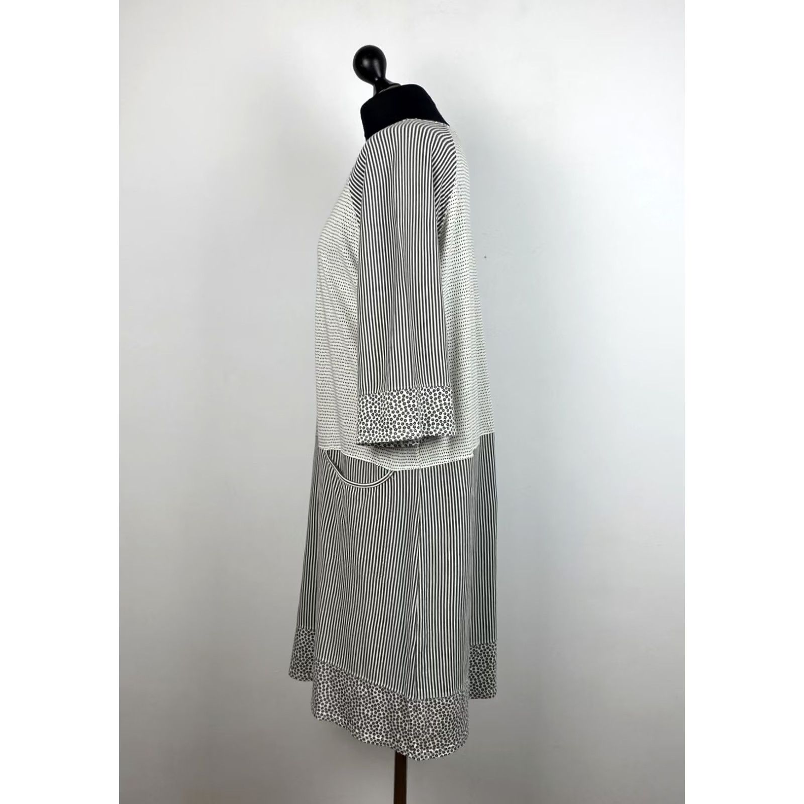 Vintage Gudrun Sjoden Womens Midi Dress L Grey A-Line Dress Modern Fashion Size L / US 10 / IT 46 - 3 Thumbnail