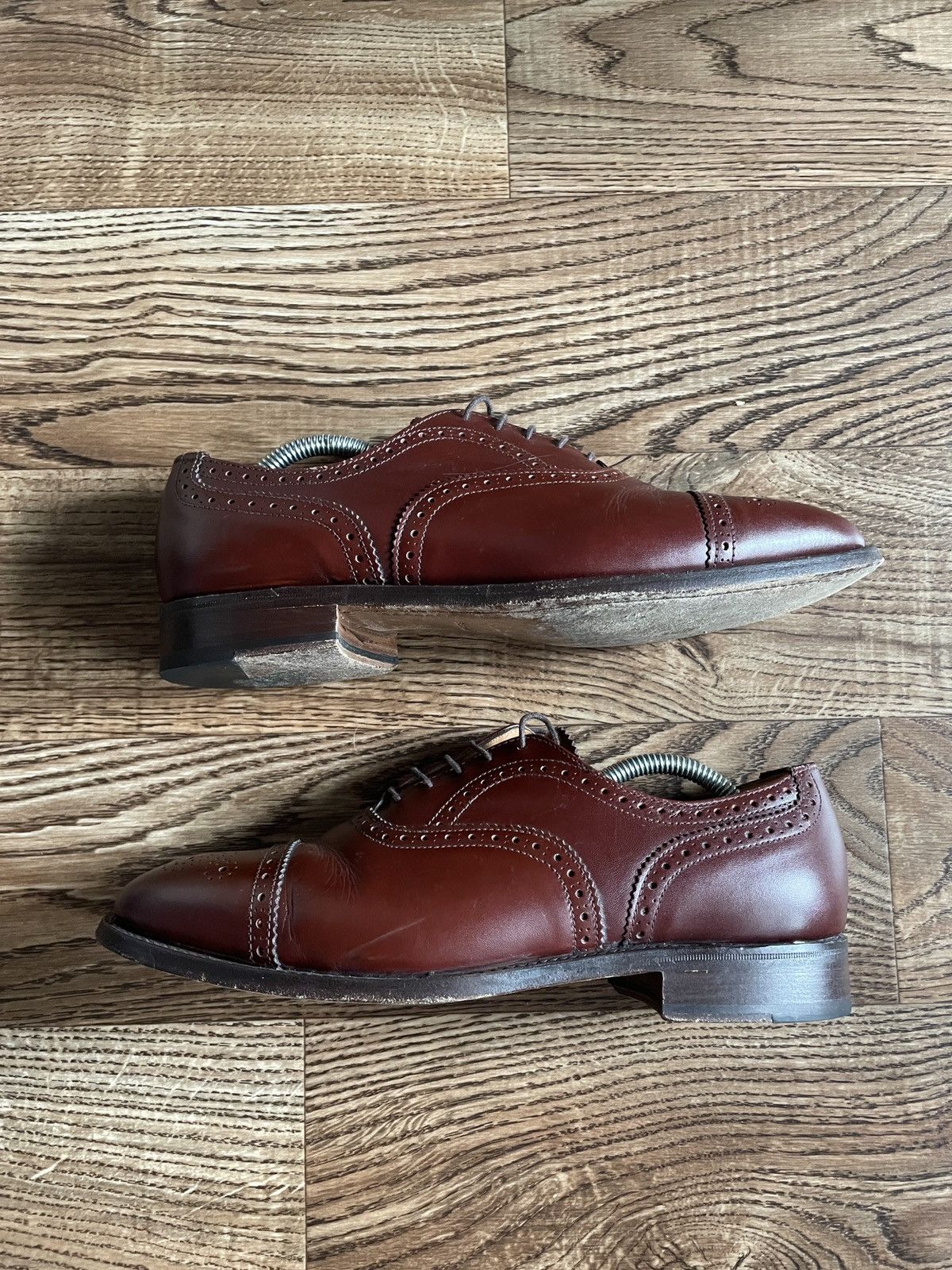 Japanese Brand Sanders UK Japan classic brown boots luxury vintage Size US 8.5 / EU 41-42 - 5 Thumbnail