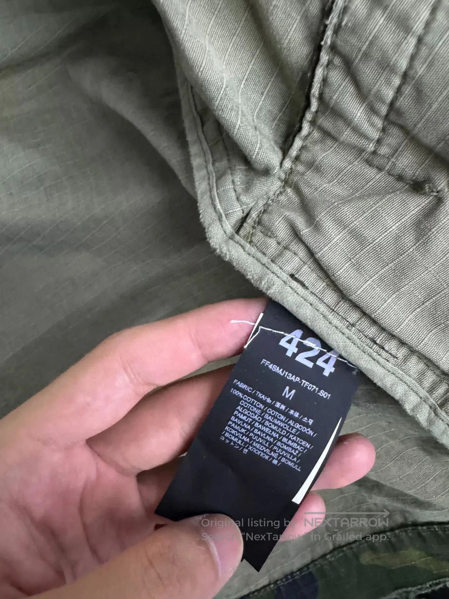 424 424inc Camouflage Hoodie Jacket. Size US M / EU 48-50 / 2 - 4 Thumbnail