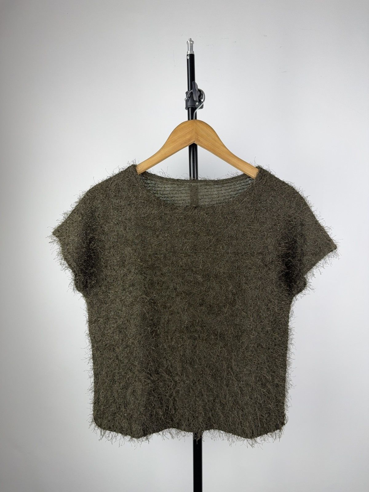 Japanese Brand Vintage Retro Japanese style Mohair Fuzzy Sweater / T shirt Size M / US 6-8 / IT 42-44 - 1 Thumbnail
