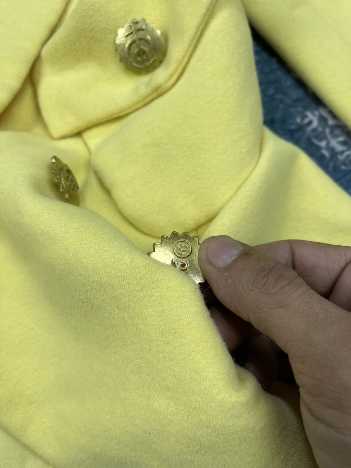 Japanese Brand Musee D Uji Double Breasted Double Lapel Jacket Size XS / US 0-2 / IT 36-38 - 10 Thumbnail