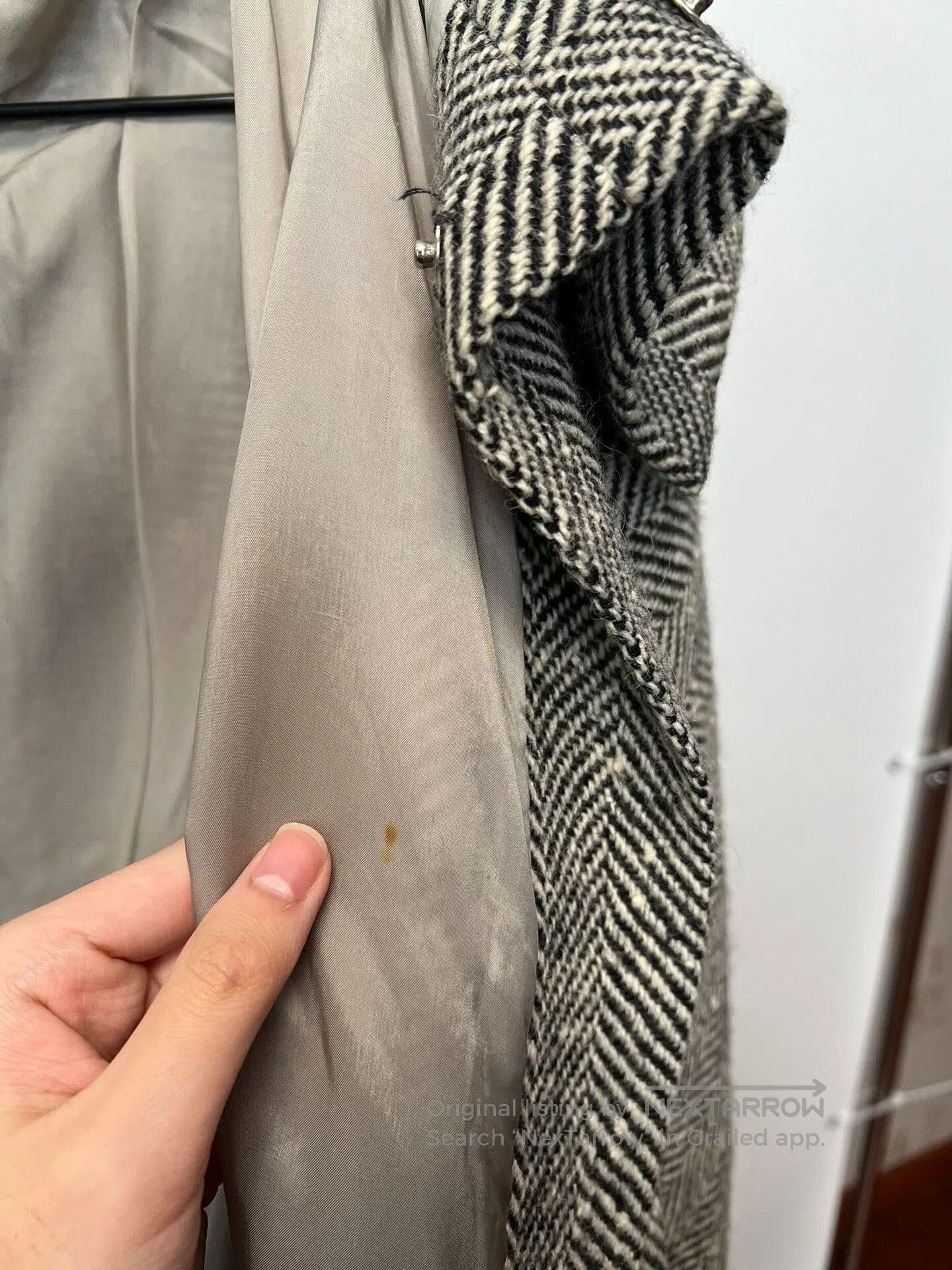 Yohji Yamamoto Yohji Yamamoto Houndstooth Cape Coat. Size XL / US 12-14 / IT 48-50 - 7 Thumbnail