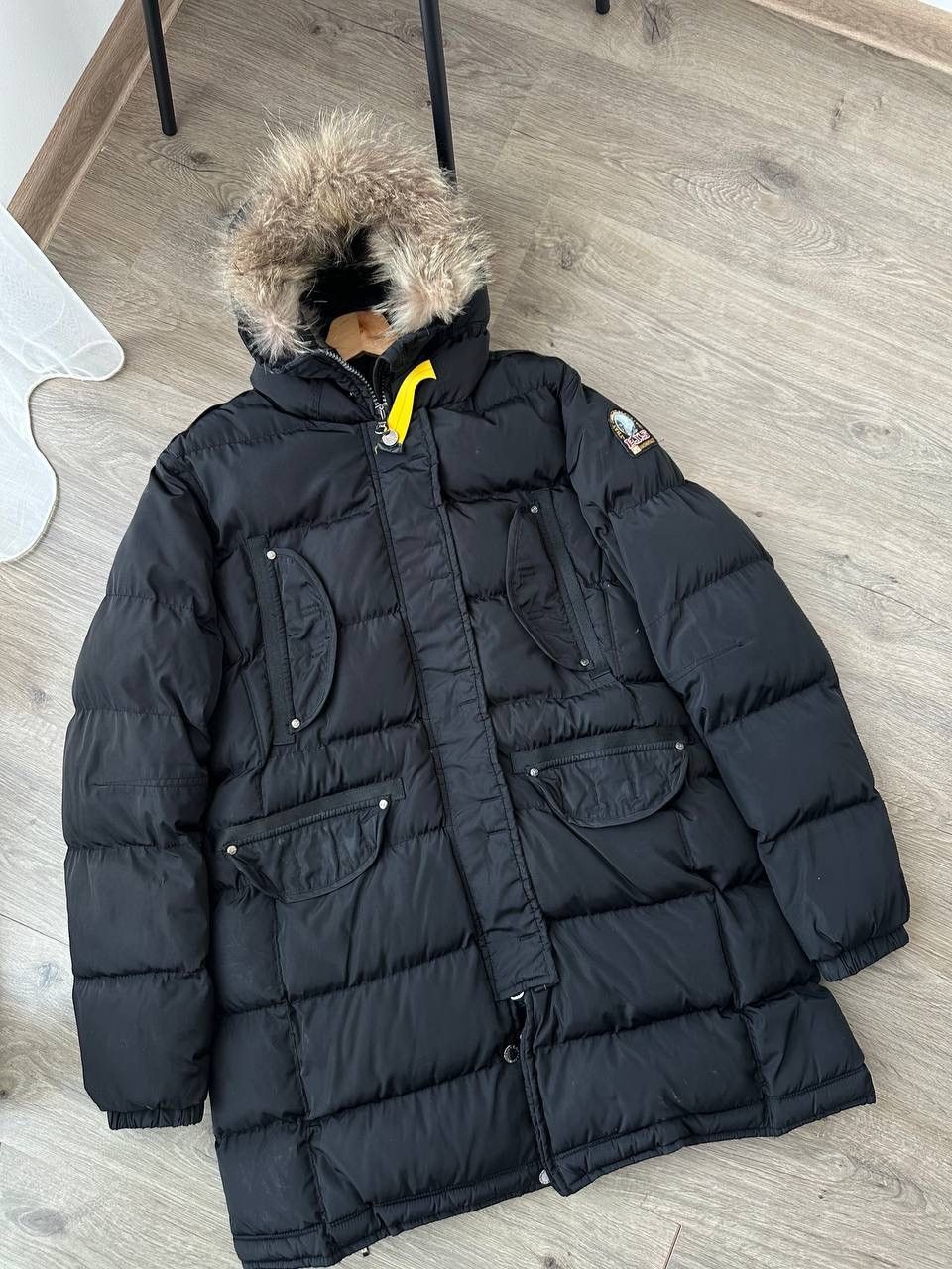 Parajumpers × Vintage Vintage Parajumpers Womens Black Parka Long Puffer Jacket Size XL / US 12-14 / IT 48-50 - 8 Thumbnail
