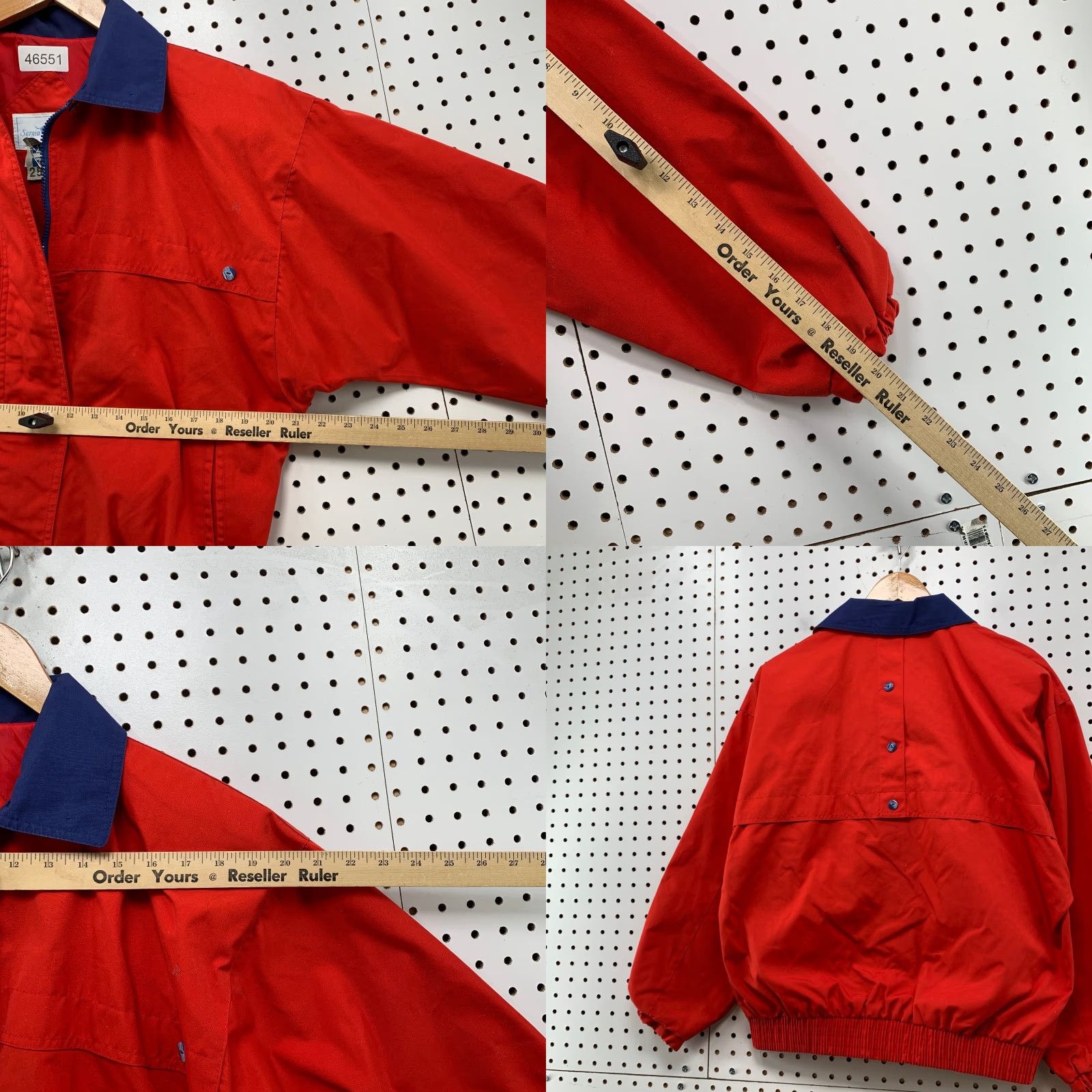 Vintage VINTAGE Sergio Valente Jacket Mens S Red Back Button Hong Kong Size US S / EU 44-46 / 1 - 9 Thumbnail