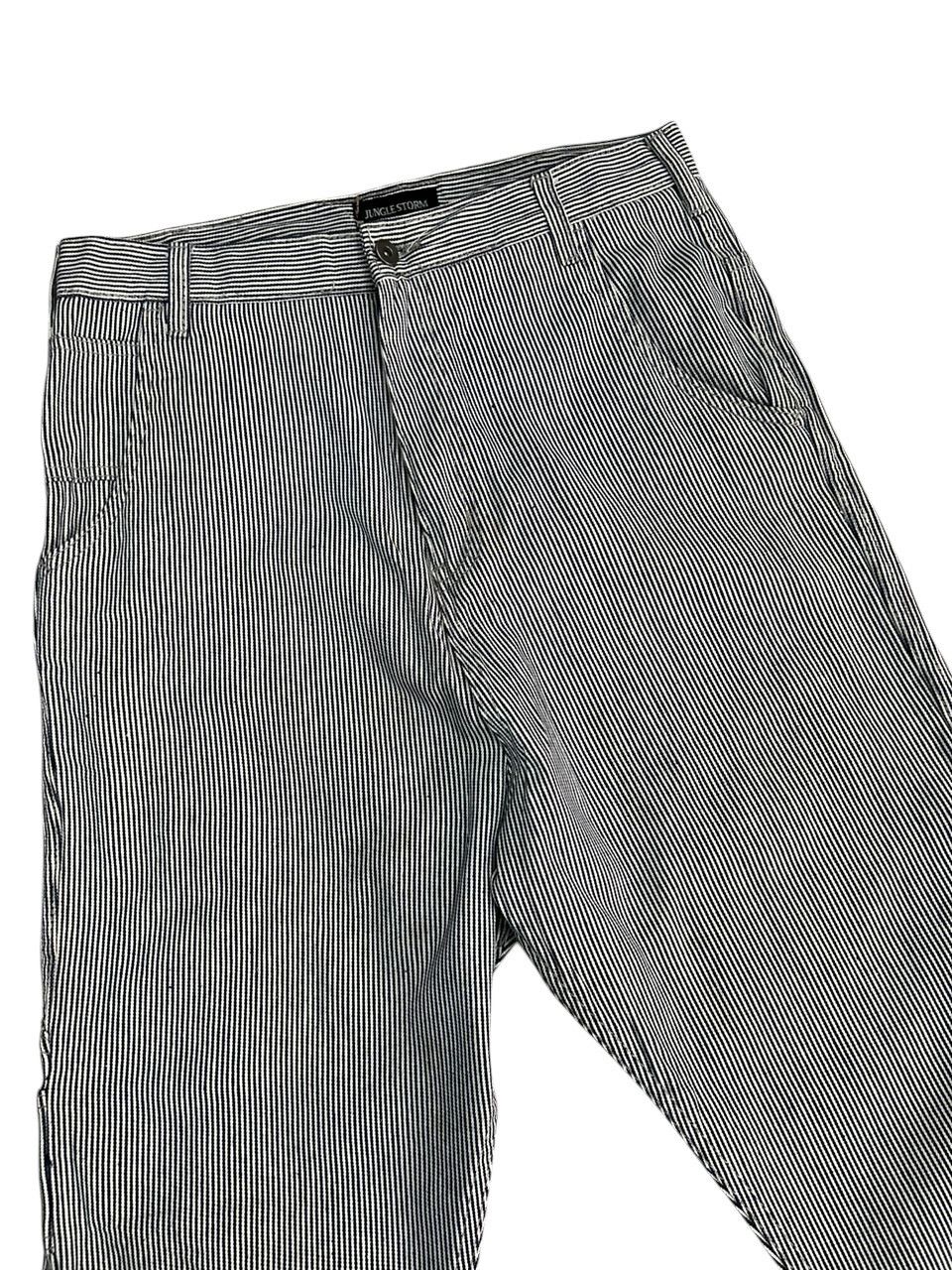 Japanese Brand Japanese Brand Jungle Storm Stripes Carpenter Pants Size US 32 / EU 48 - 2 Thumbnail