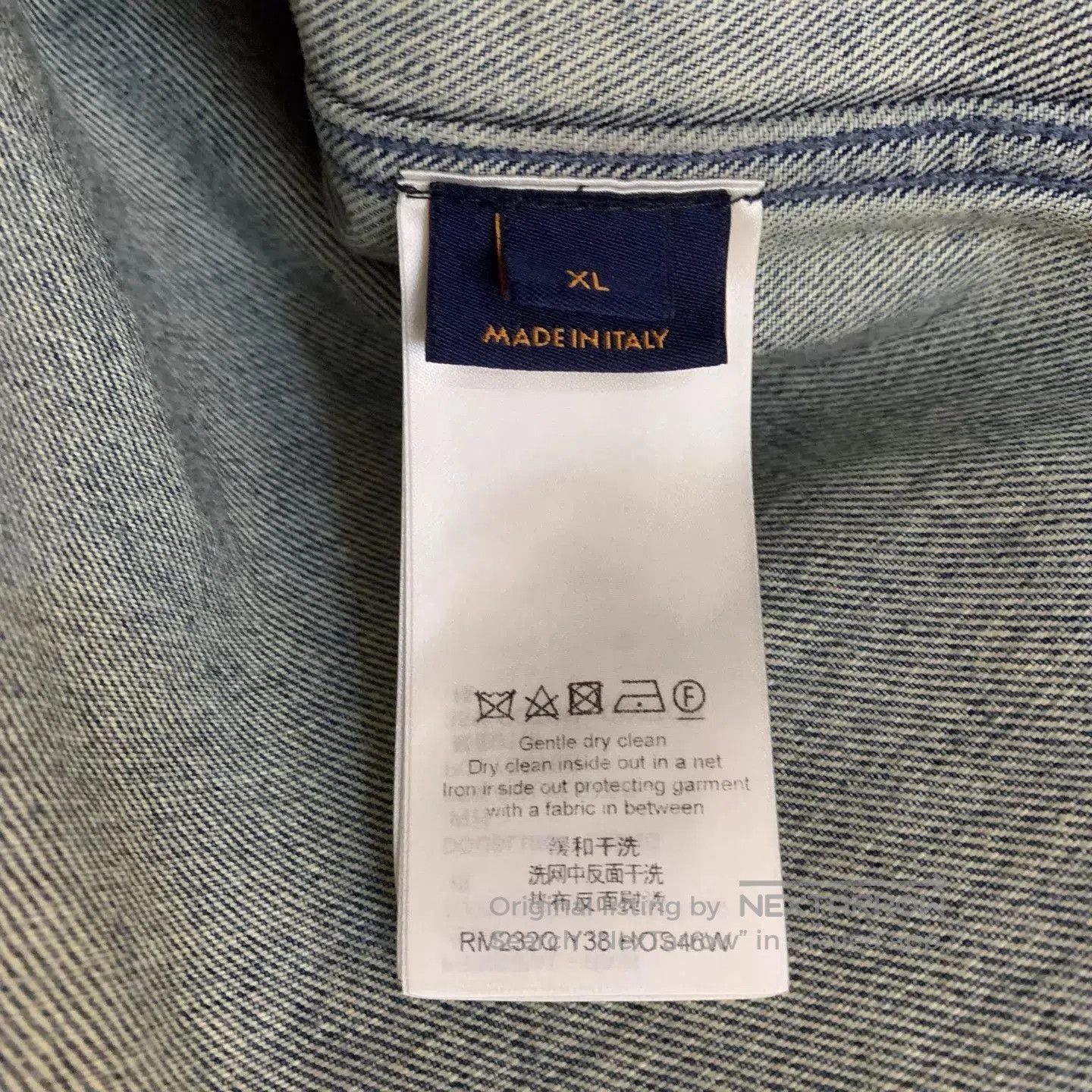 Louis Vuitton Blue Short Sleeve Denim Jacket - XL. Size US XL / EU 56 / 4 - 7 Thumbnail