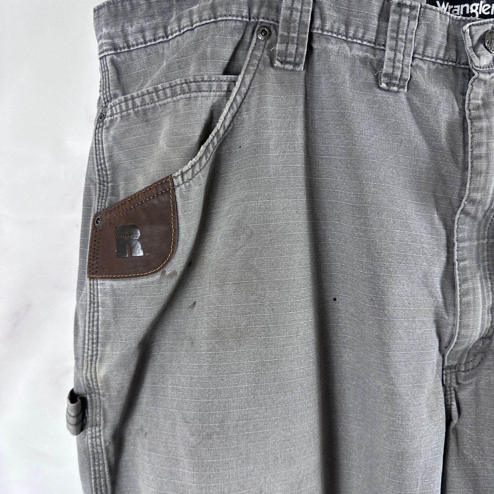 Wrangler Riggs Workwear Grey Carpenter Pants Ripstop Size US 44 / EU 60 - 3 Thumbnail