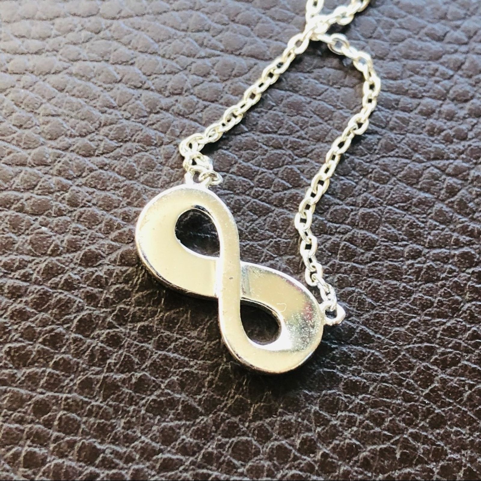 Jewelry Sparkle rhinestone infinity symbol pendant on chain necklace Size ONE SIZE - 7 Thumbnail