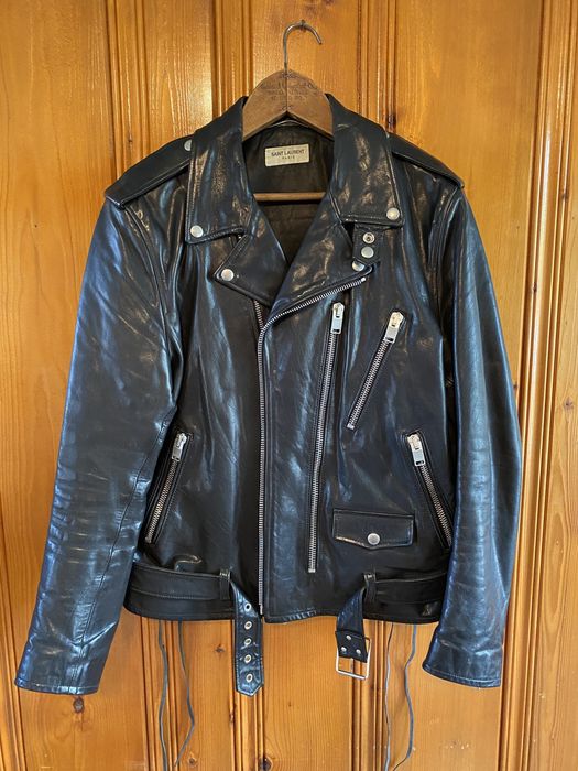 Saint laurent leather jacket on sale l17